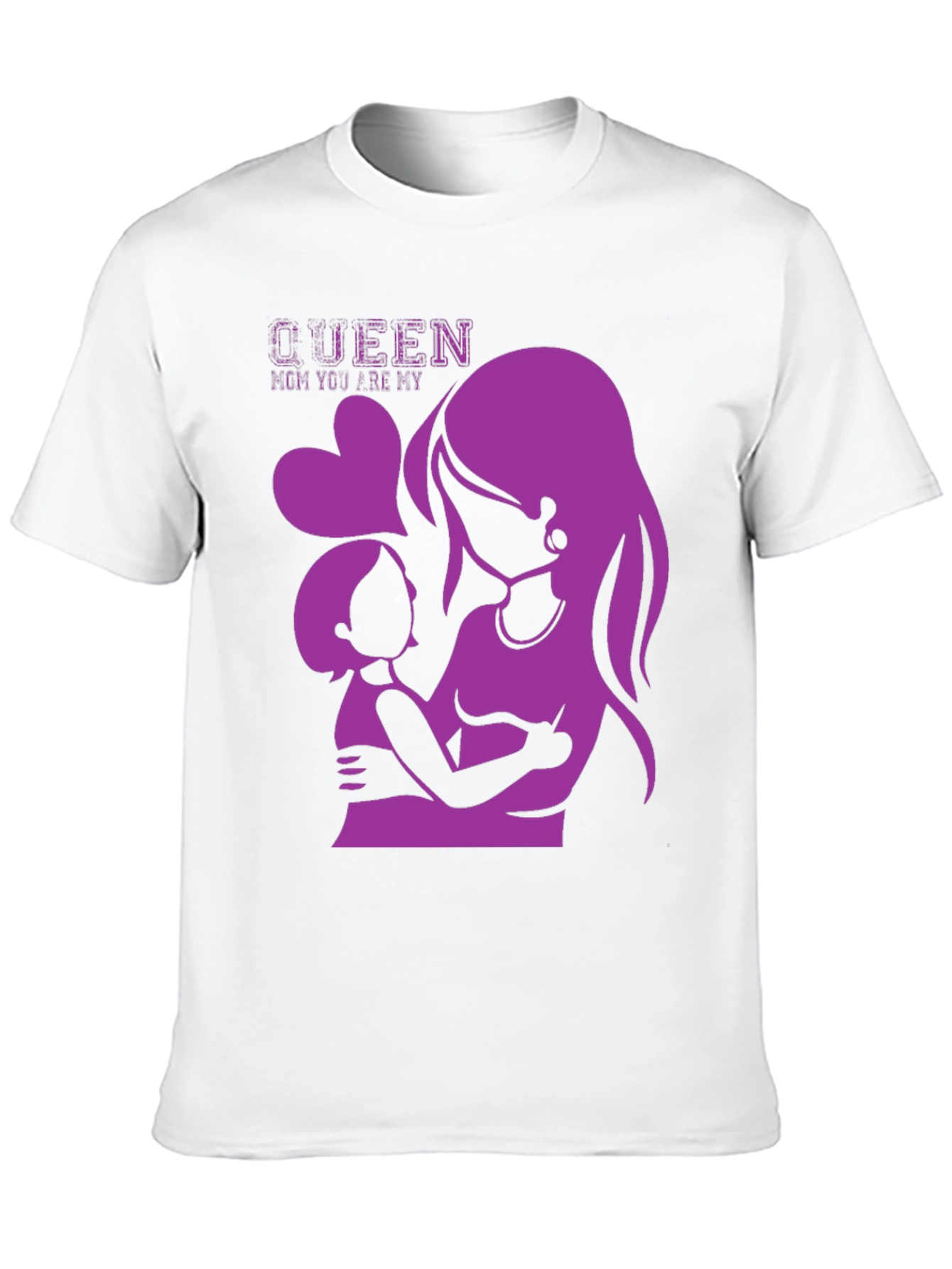 Queen Mom Graphic Tee - Mother & Child Love