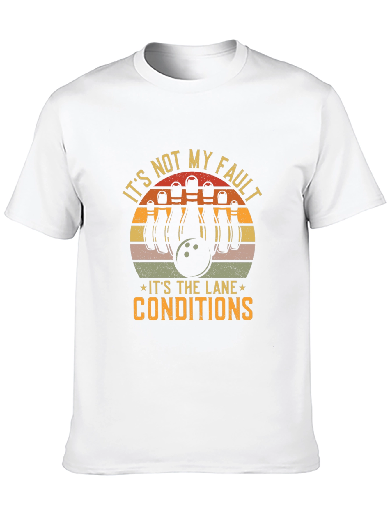 Bowling Humor T-Shirt - Lane Conditions Tee