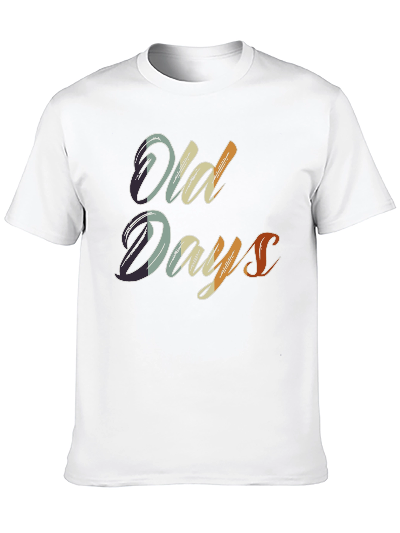 Retro Old Days Graphic T-Shirt