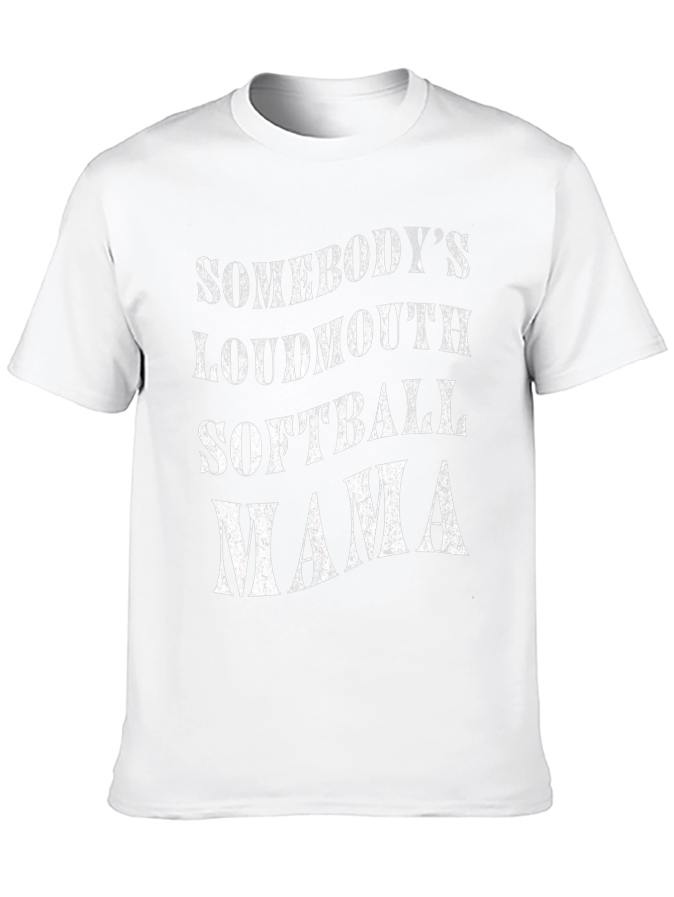 Somebodys Loudmouth Softball Mama Graphic Tee