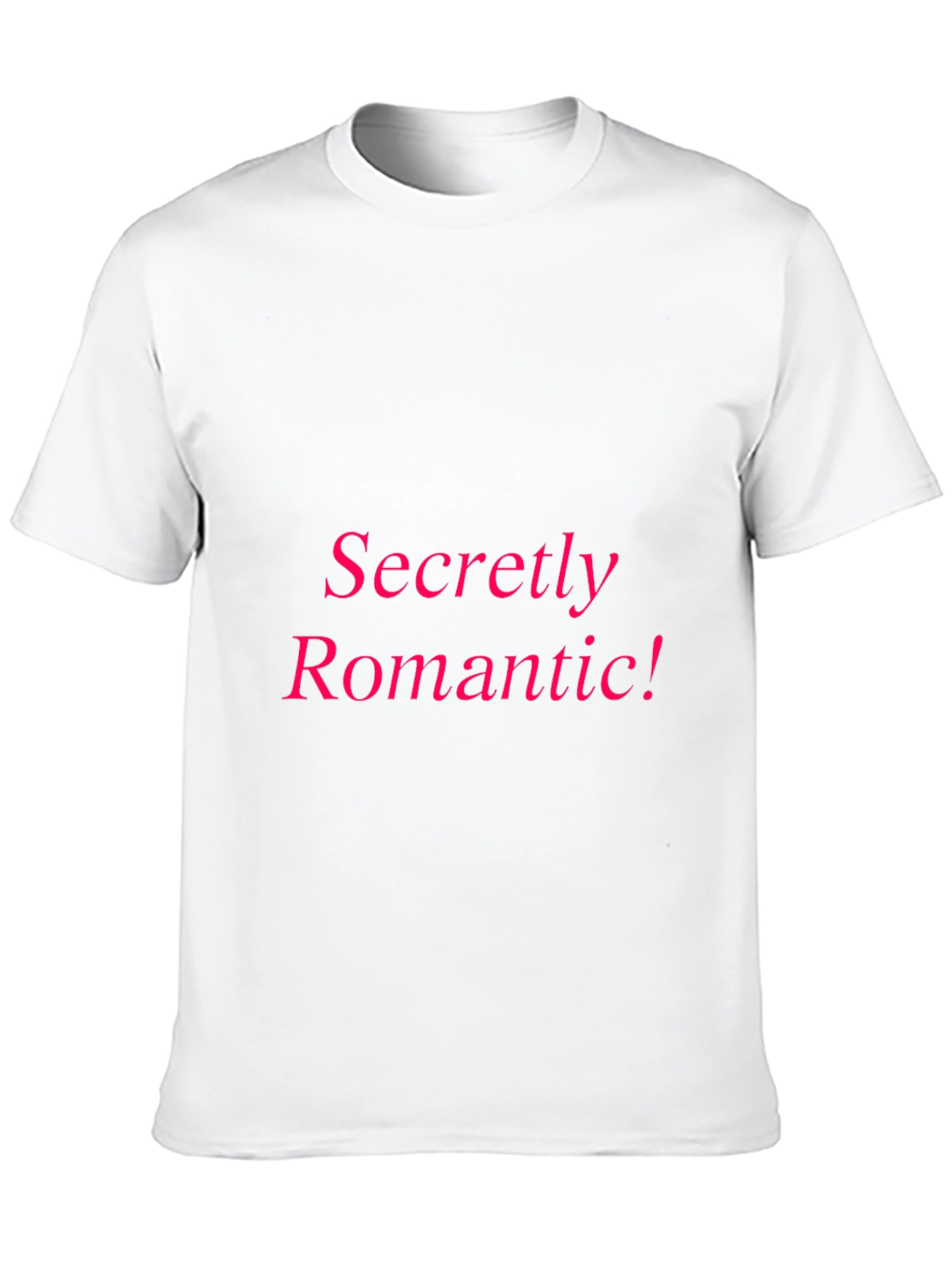Secretly Romantic Black T-Shirt