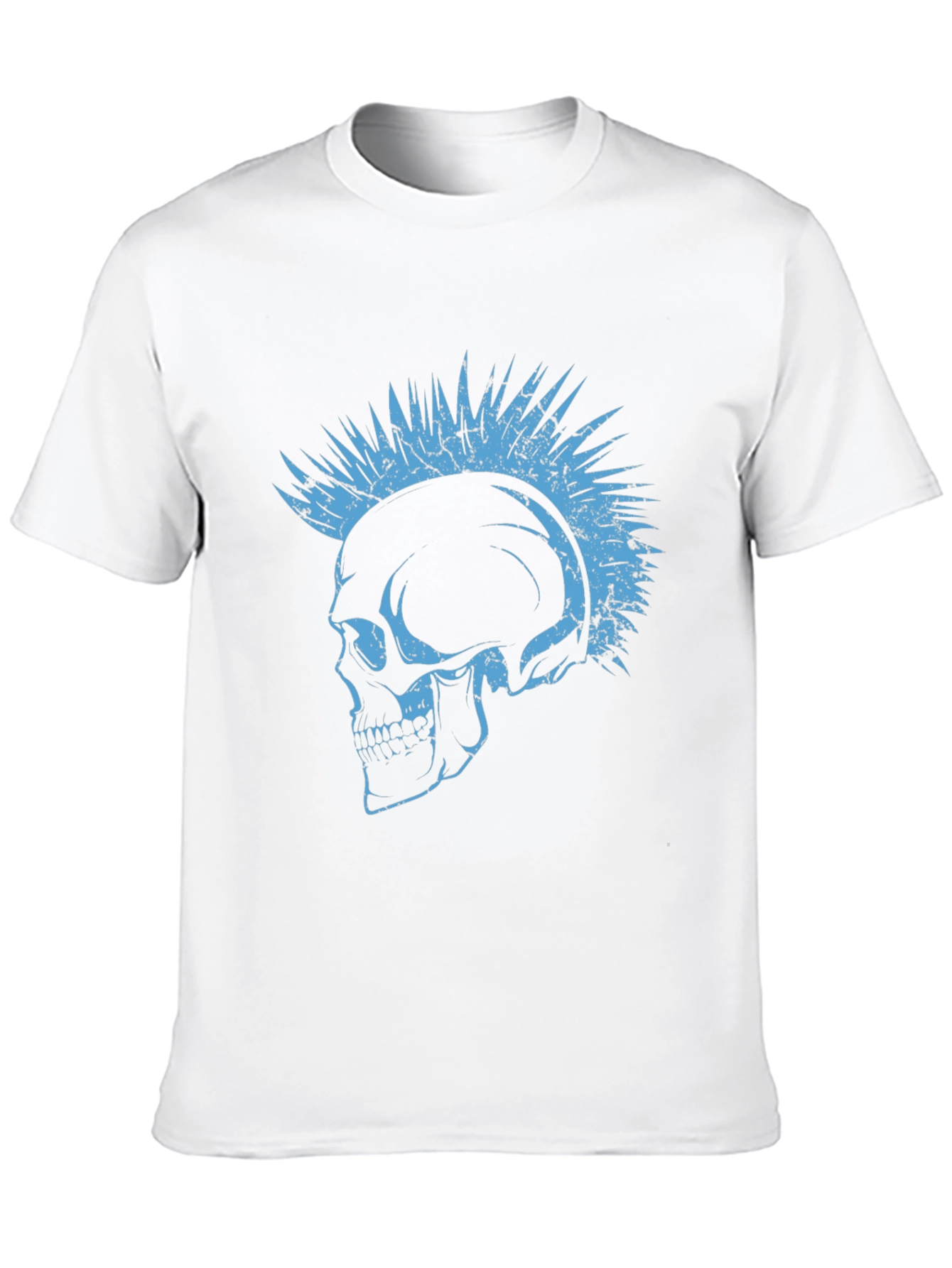 Punk Skull Graphic Tee - Edgy Style