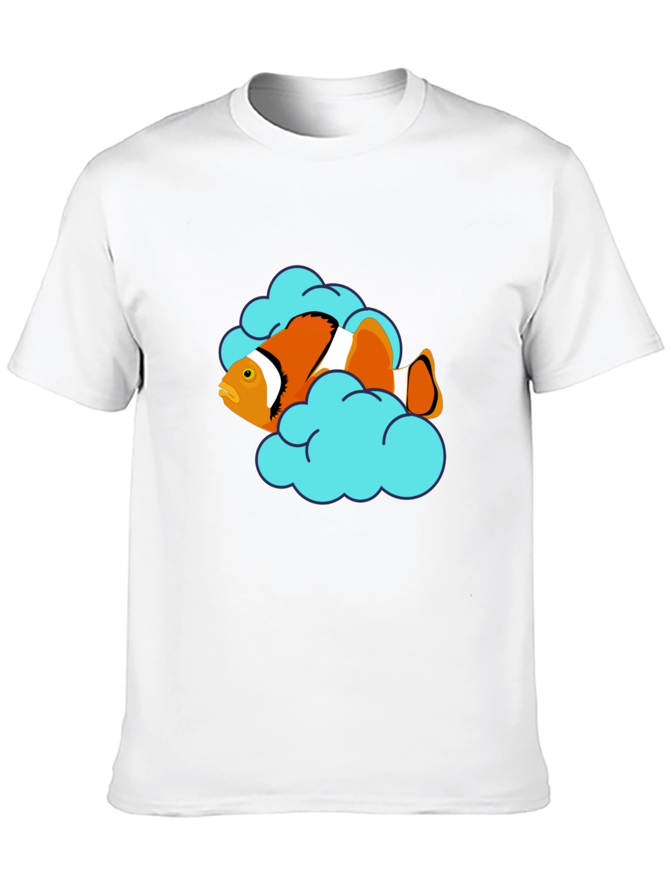 Clownfish Cloud T-Shirt - Unique Graphic Tee