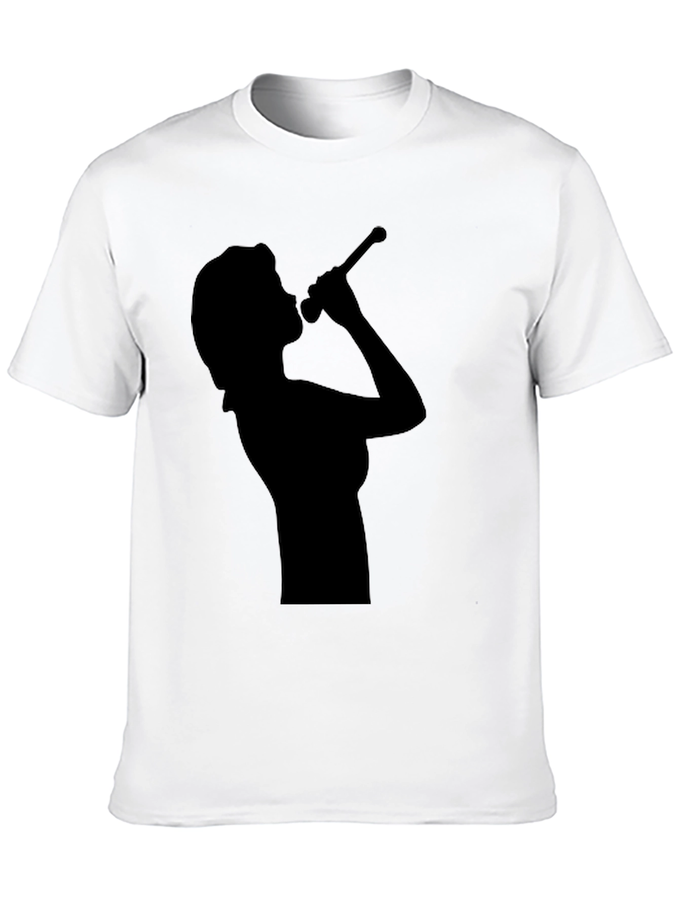 Silhouette Singer Black T-Shirt