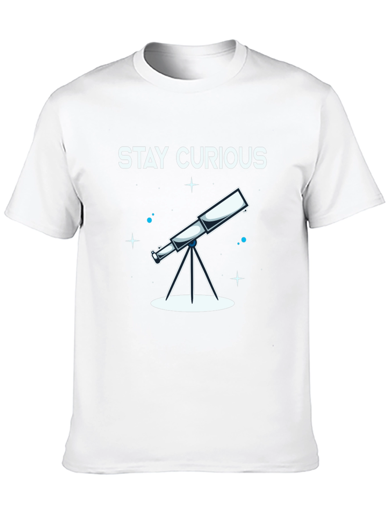 Stay Curious Telescope Graphic Tee - Unisex