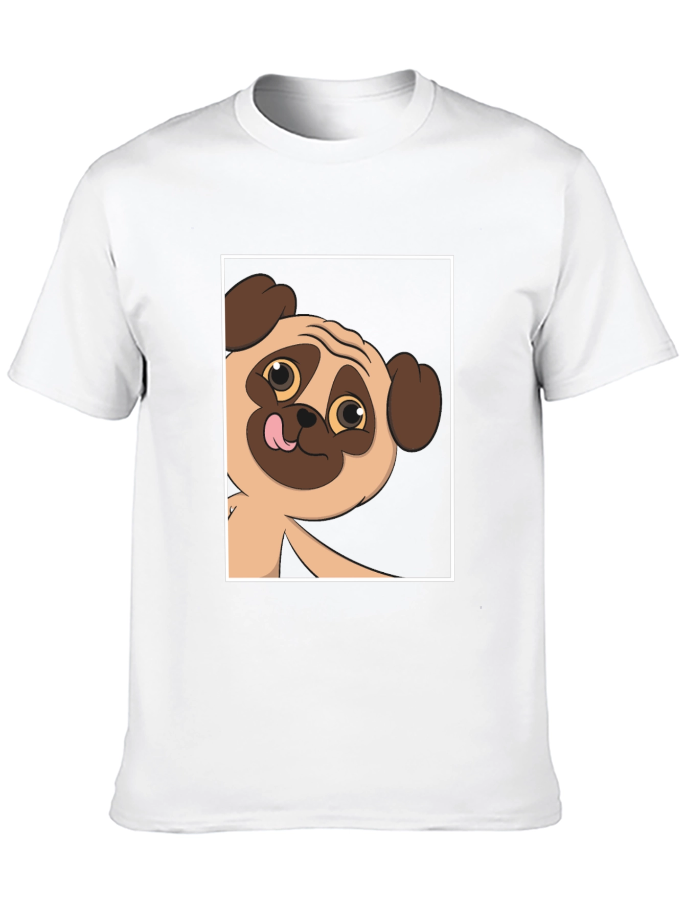 Pug Peek-a-Boo Graphic Tee