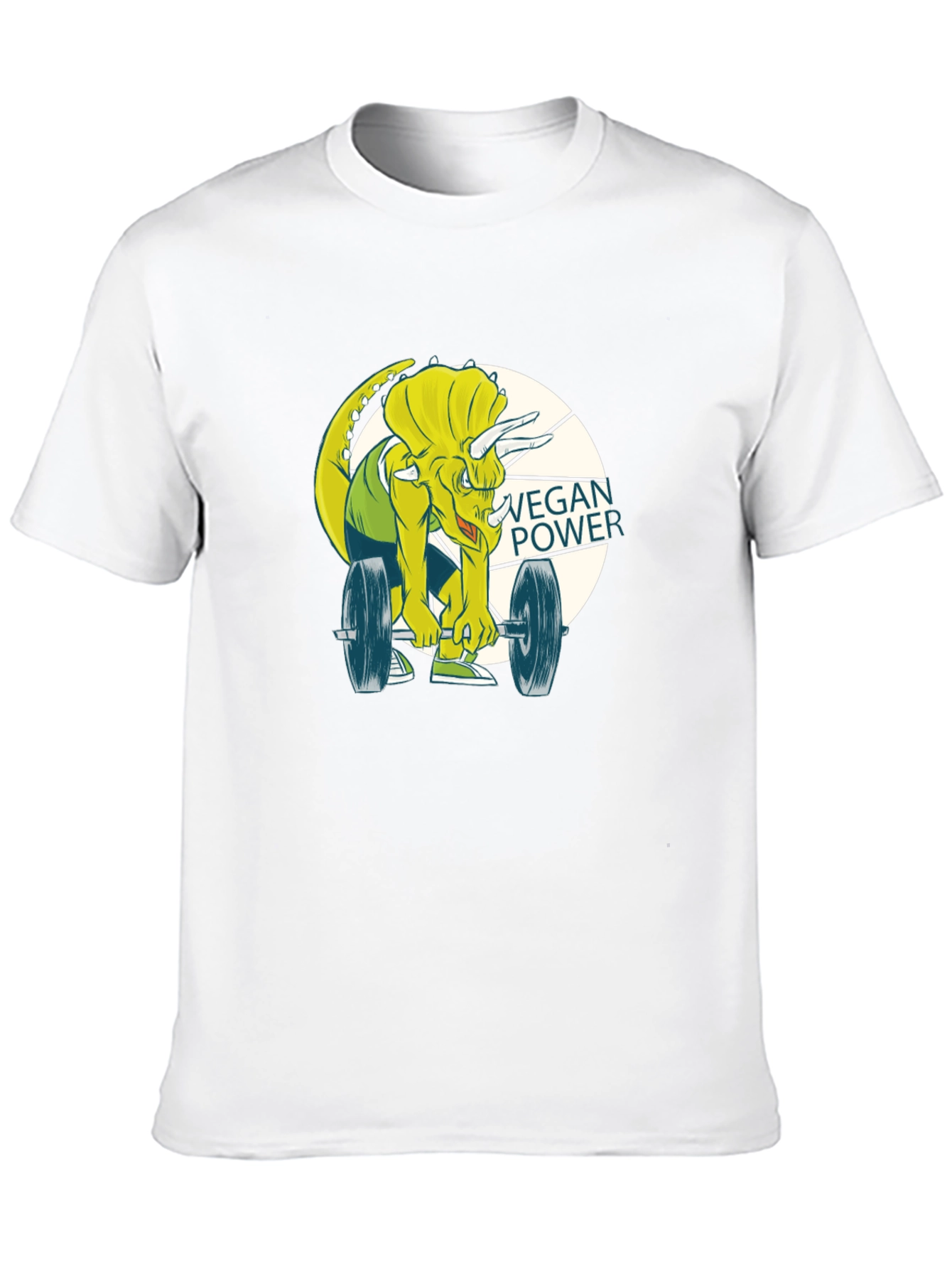 Vegan Power Dinosaur Graphic Tee