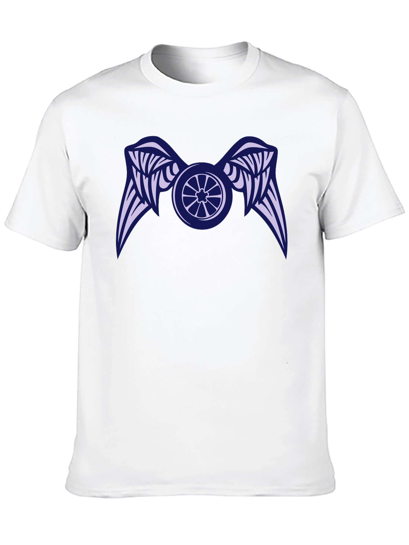 Winged Wheel Black T-Shirt - Unique Design