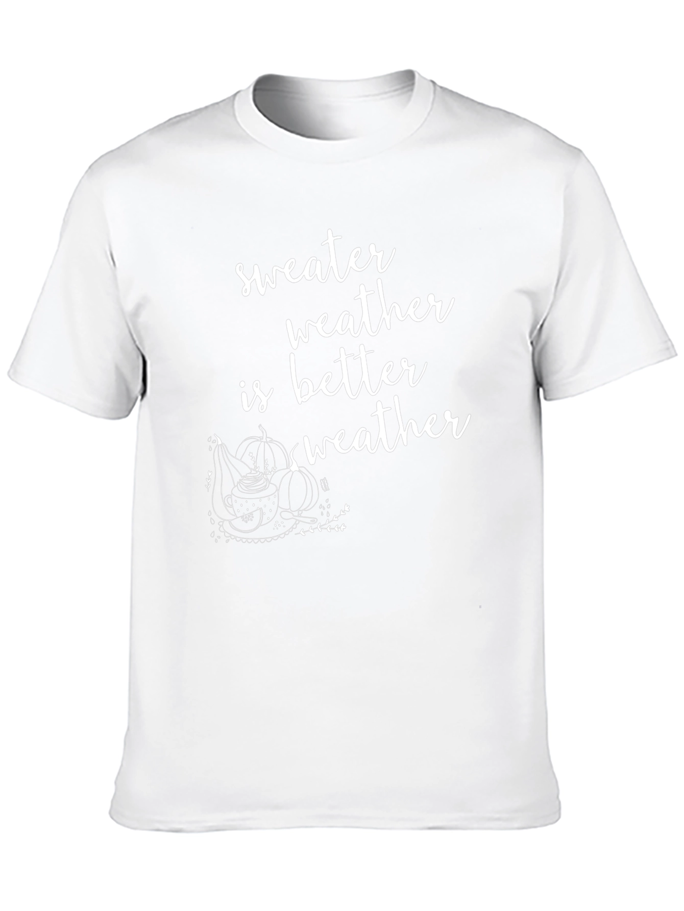 Sweater Weather T-Shirt Fall Graphic Tee