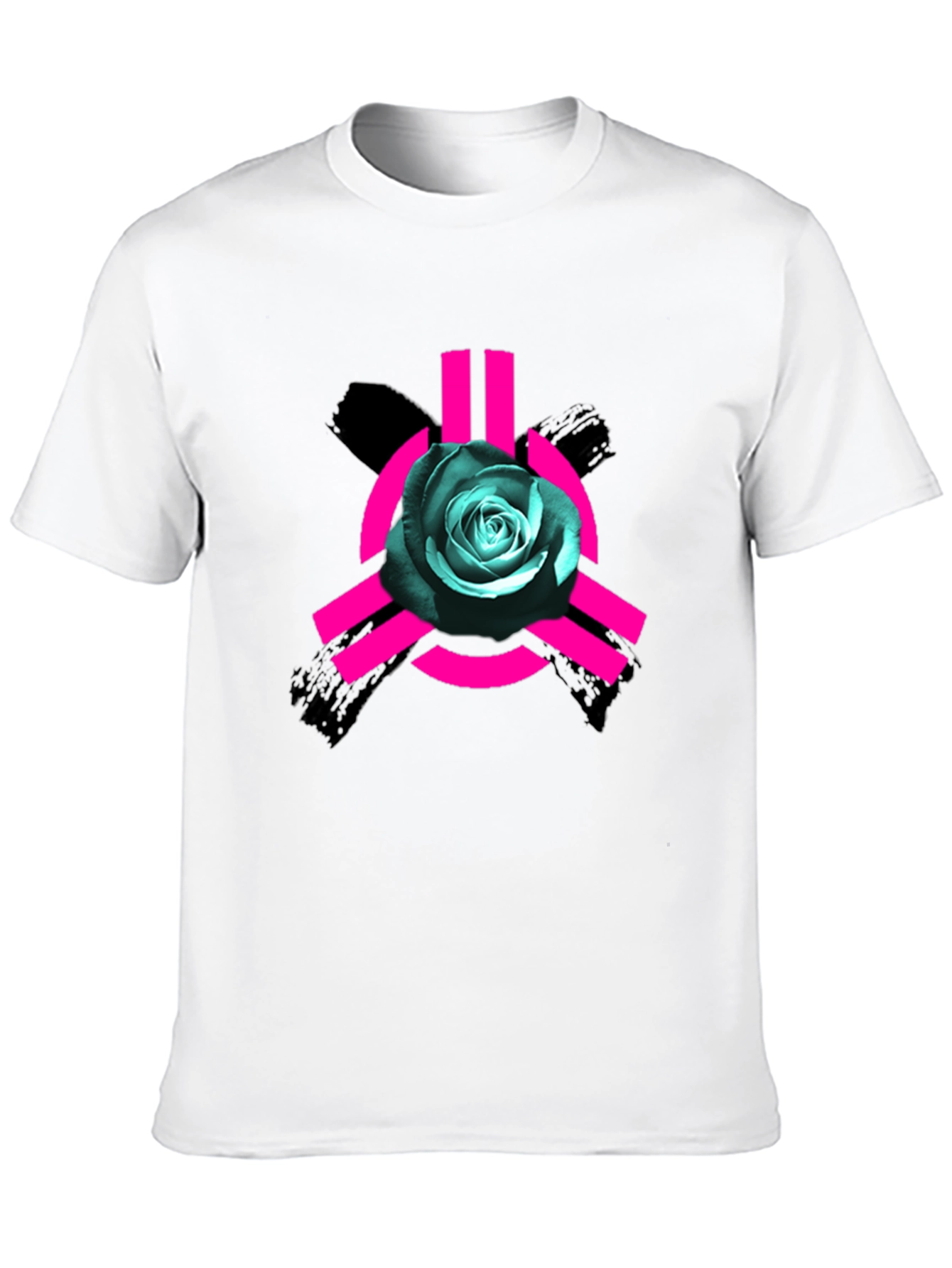 Rose Symbol Graphic T-Shirt - Bold Streetwear Style