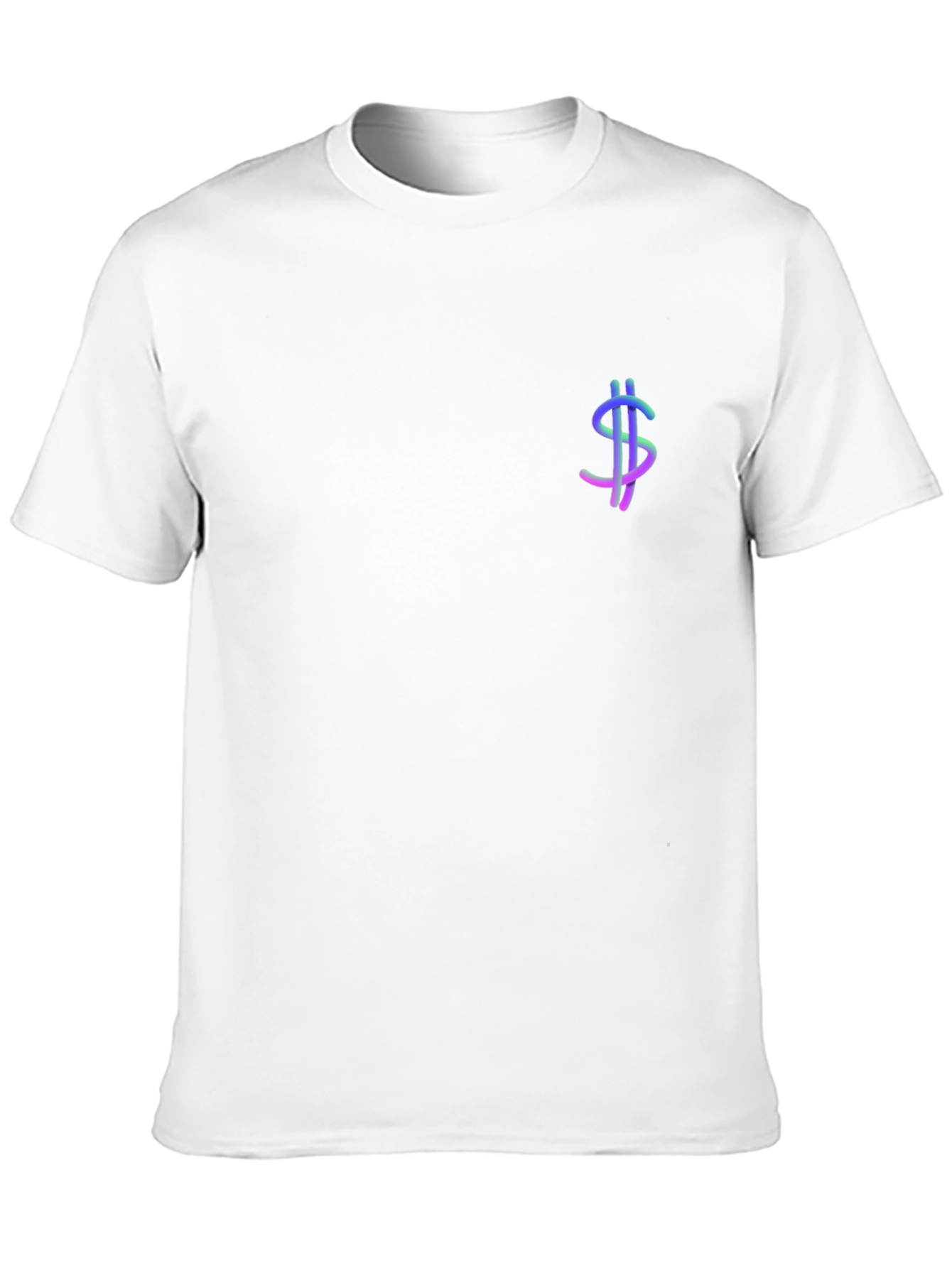 Dollar Sign Graphic Tee - Soft Cotton Blend