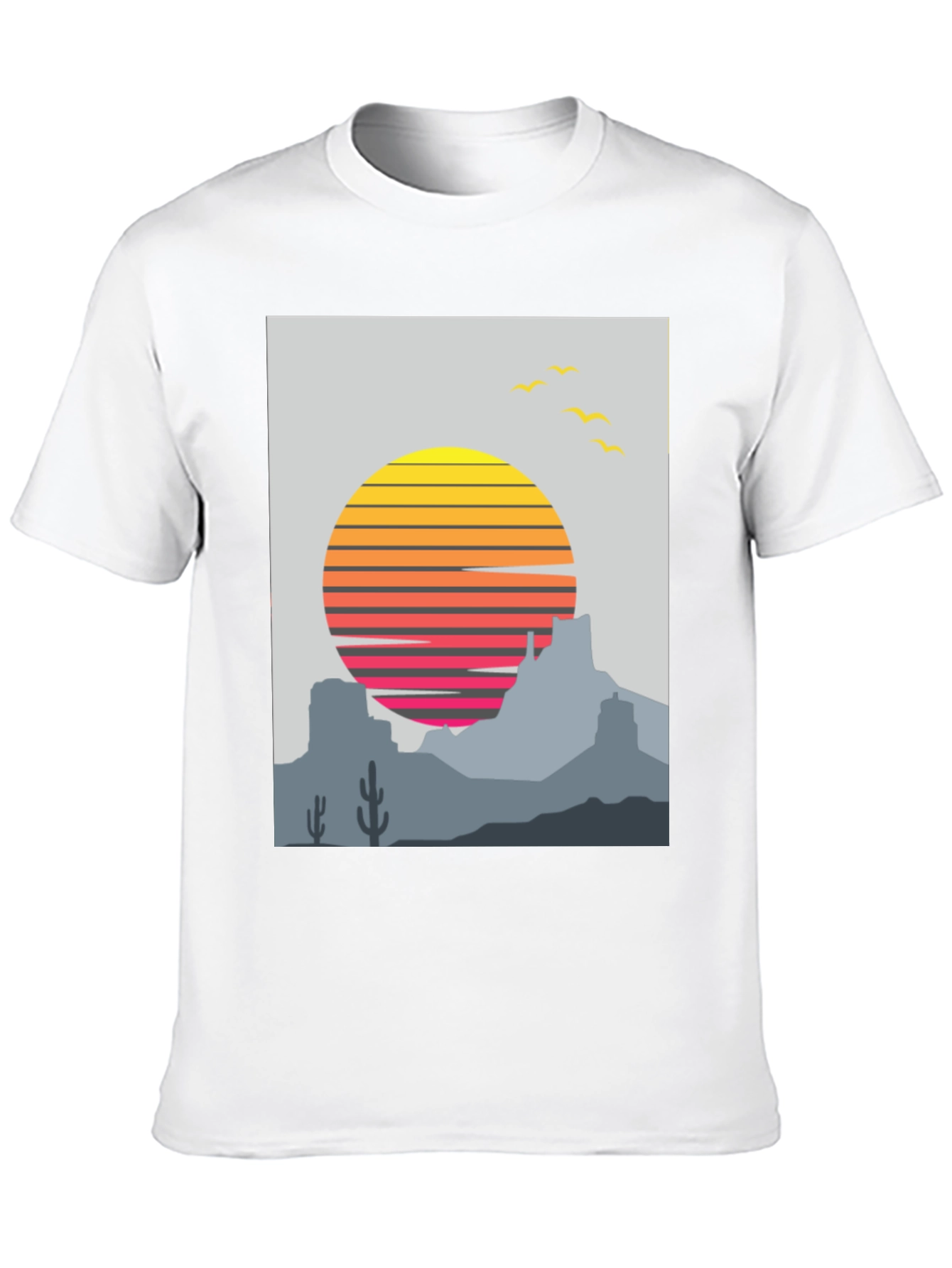 Retro Desert Sunset T-Shirt