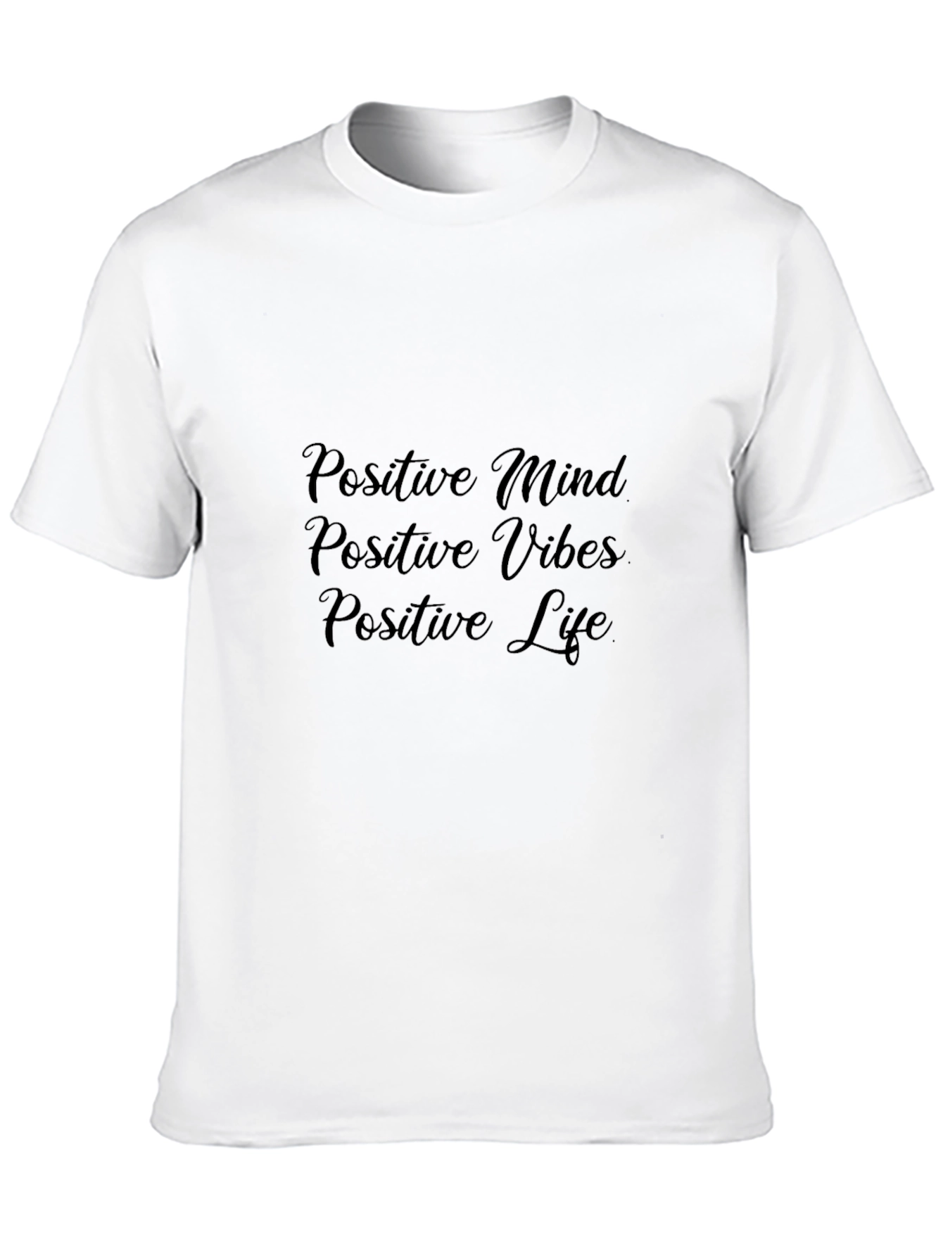 Positive Vibes Black T-Shirt