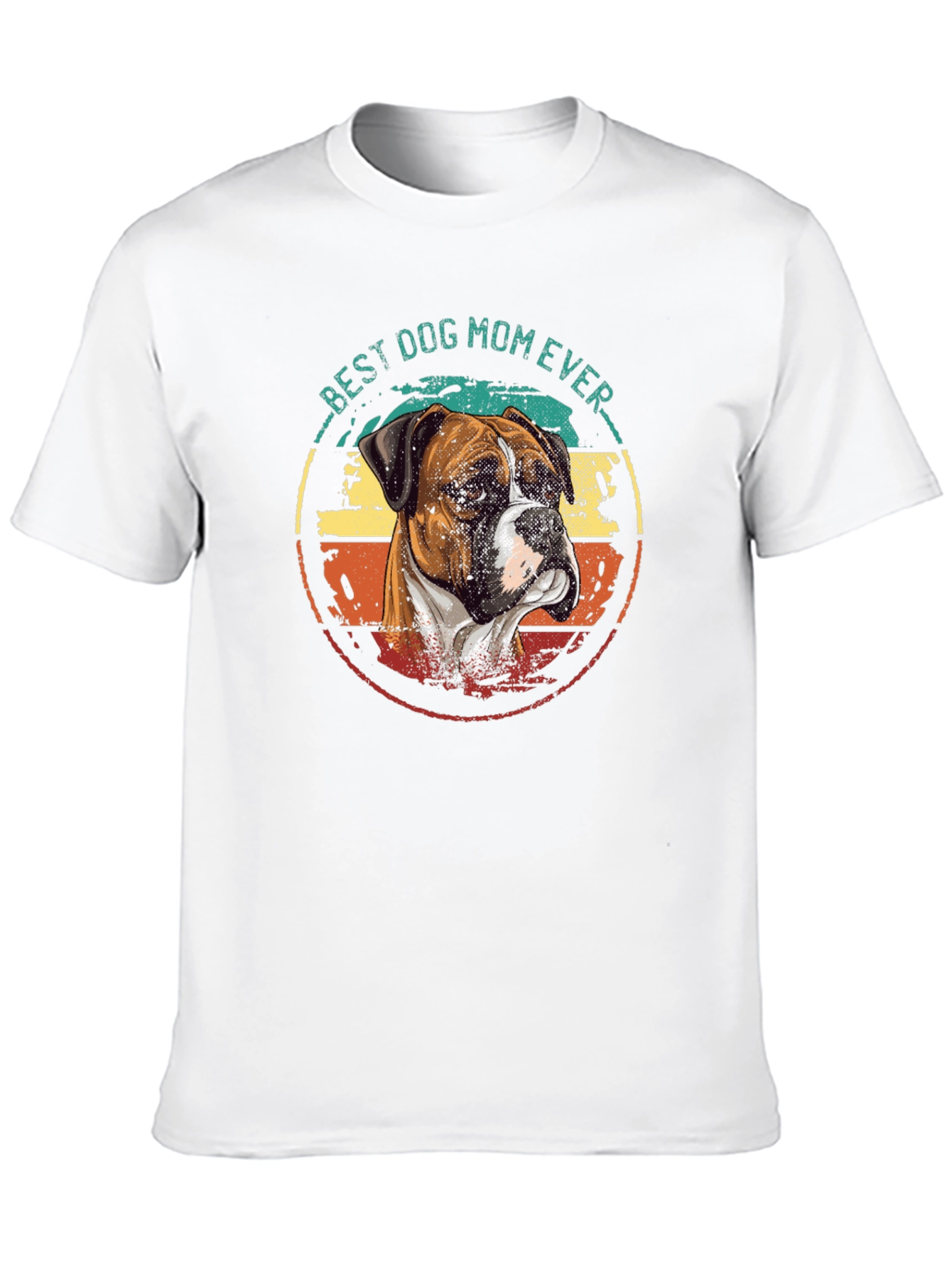 Best Dog Mom Ever - Boxer Graphic T-Shirt