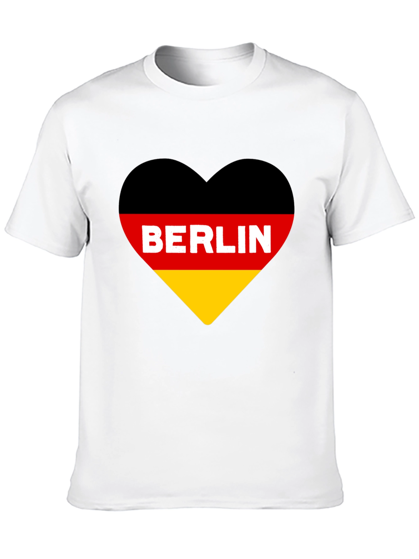 Berlin Germany Flag Heart T-Shirt