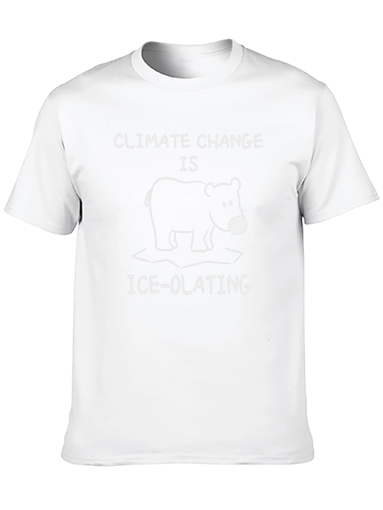 Climate Change Bear Graphic T-Shirt
