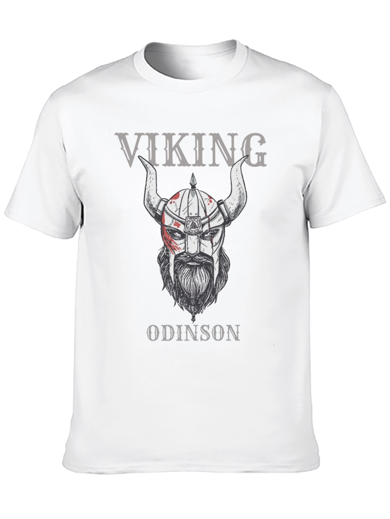 Viking Odinson Graphic Print T-Shirt