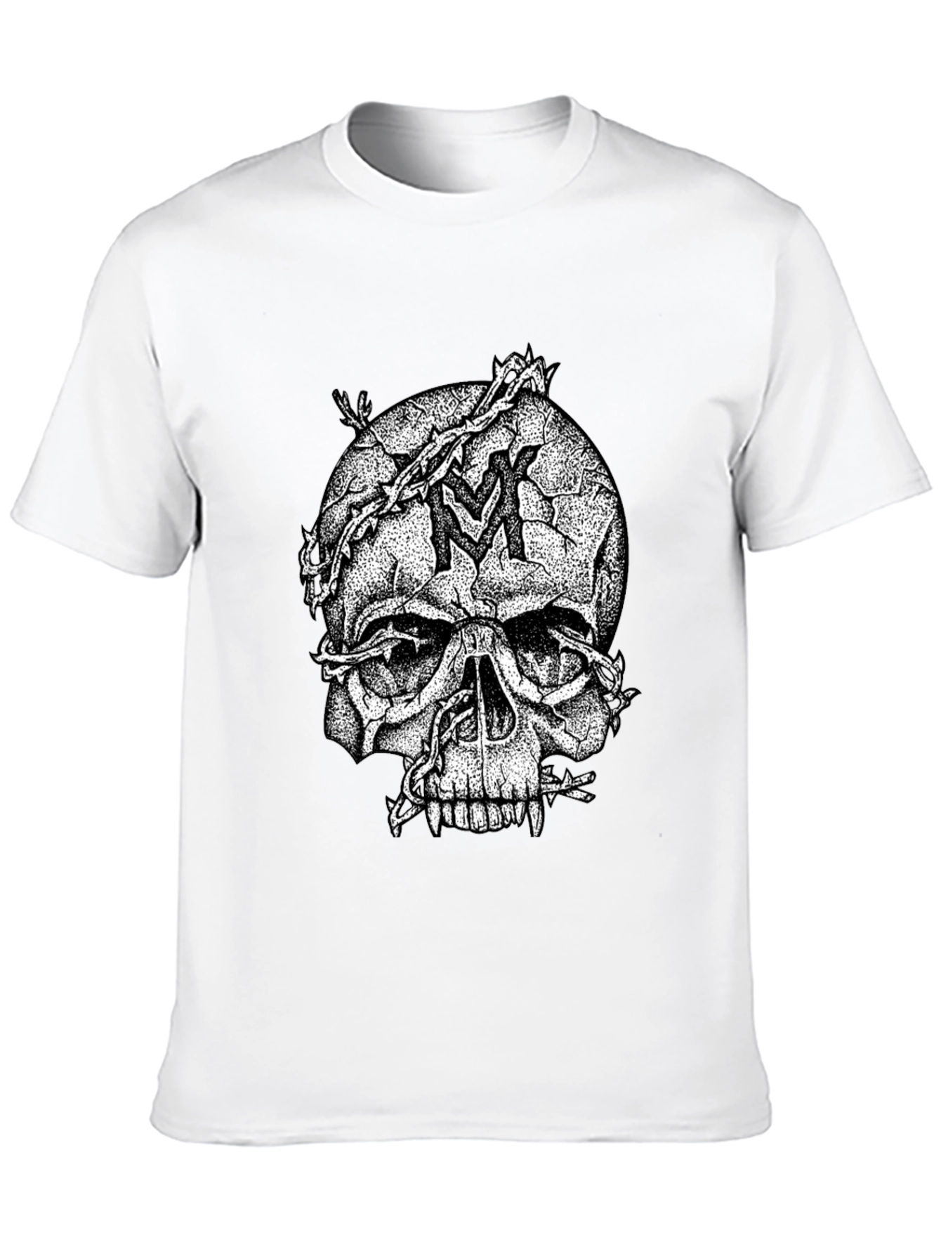 Skull Graphic Tee - Dark Fashion