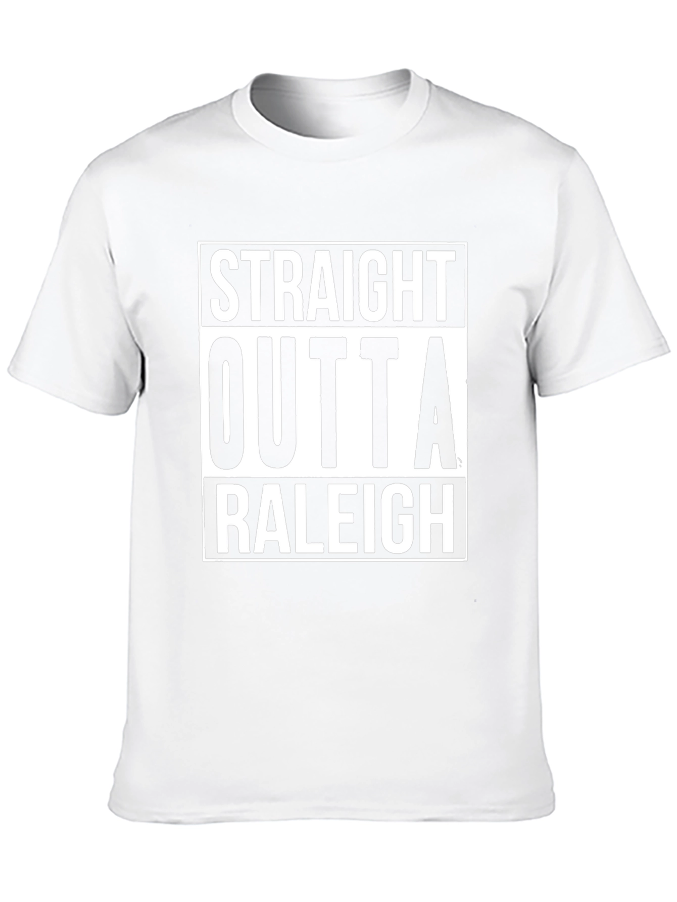 Straight Outta Raleigh Black T-Shirt