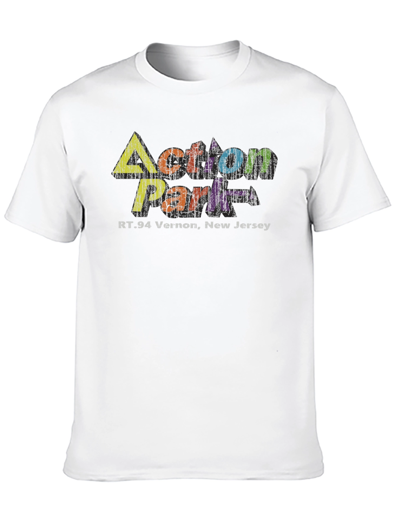 Action Park New Jersey Black T-Shirt