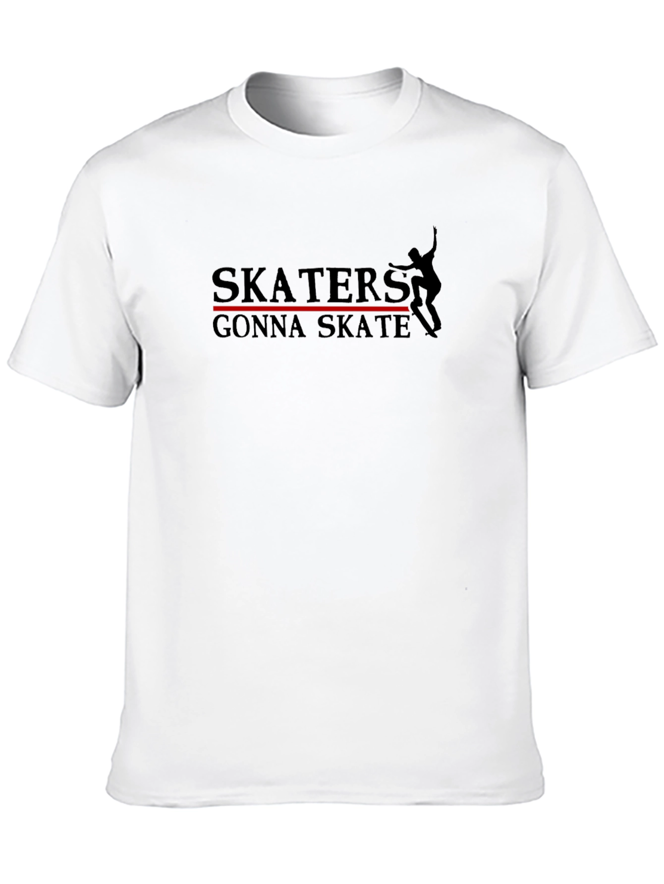 Skaters Gonna Skate T-Shirt - Black Graphic Tee