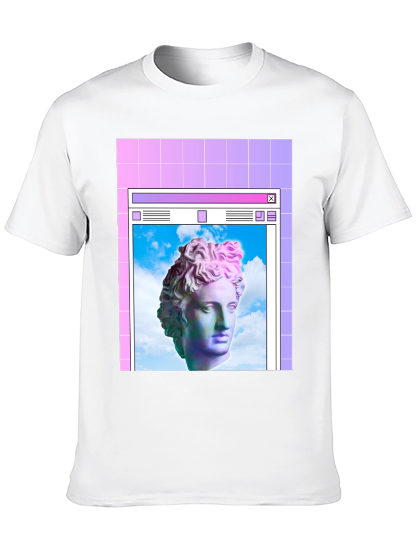 Aesthetic Vaporwave Statue T-Shirt