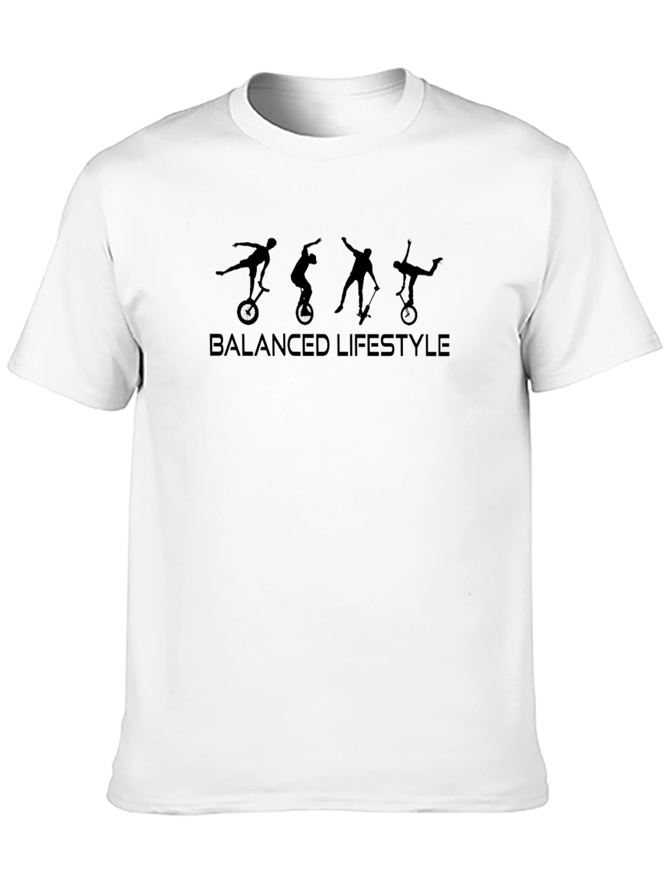 Balanced Lifestyle Graphic Tee - Black