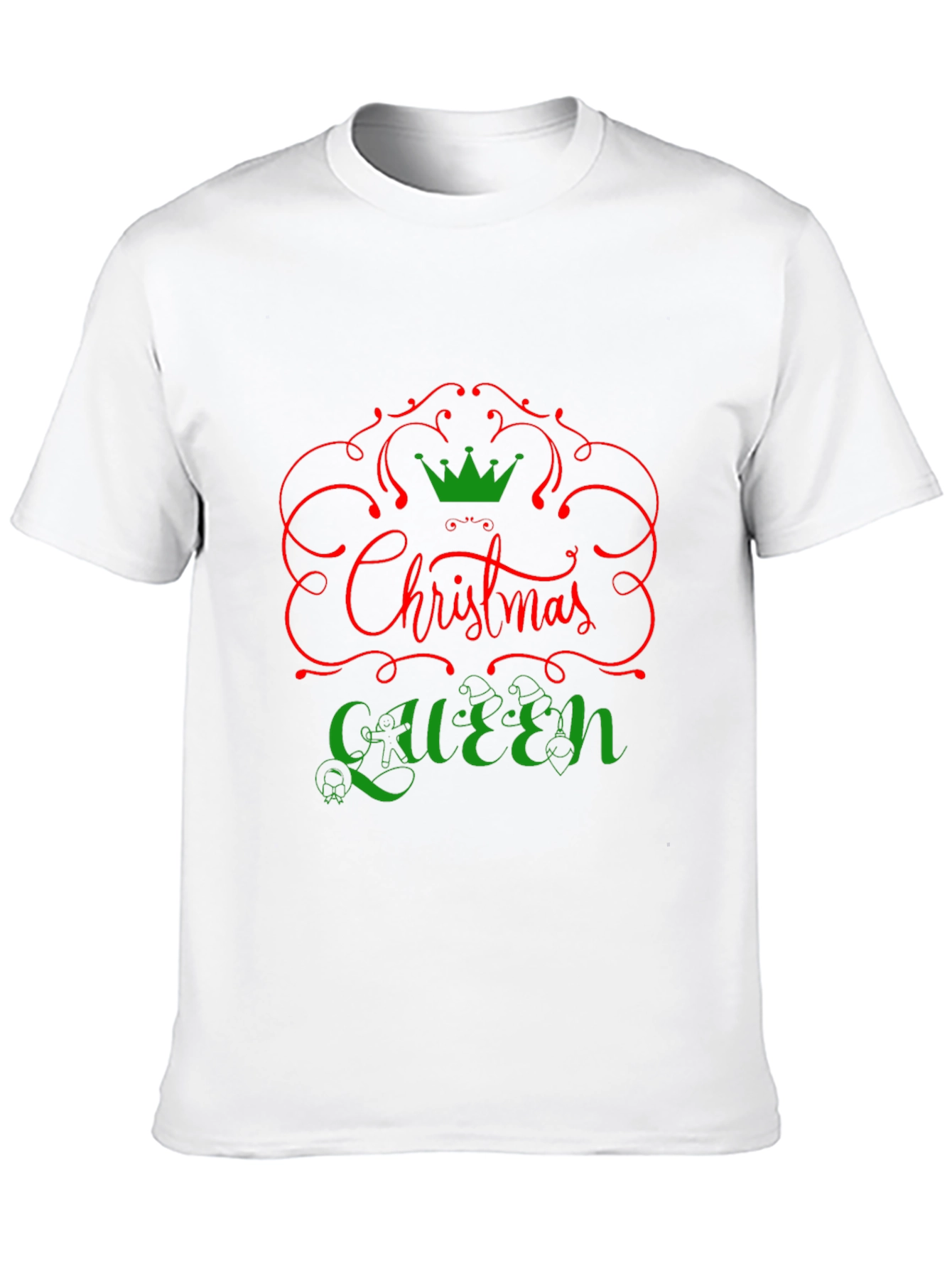 Christmas Queen Graphic T-Shirt - Holiday Festive Tee