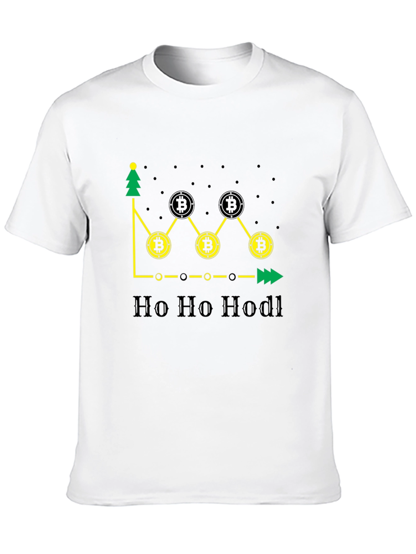 Bitcoin Holiday HODL Black T-Shirt