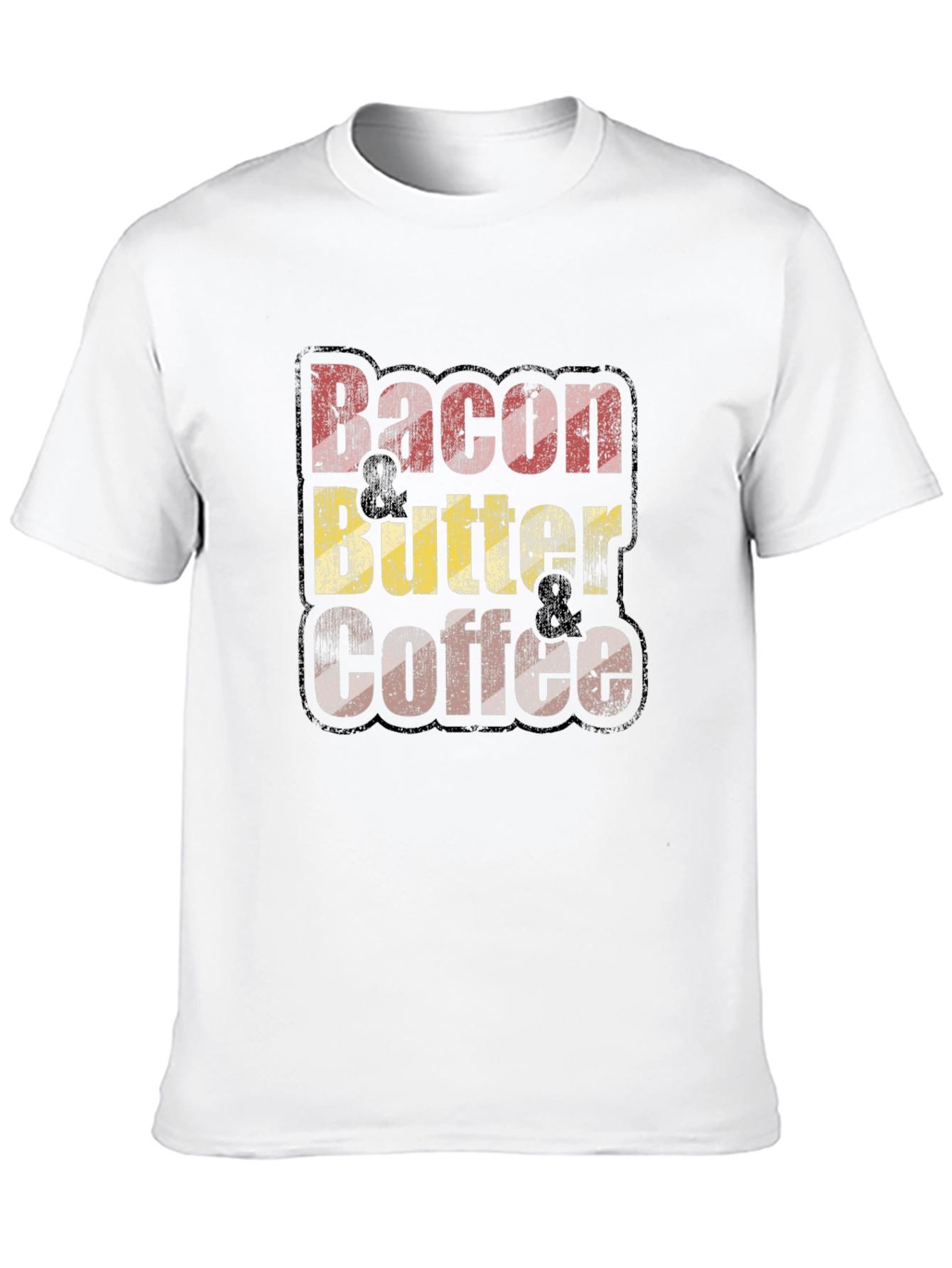 Bacon Butter & Coffee Graphic T-Shirt