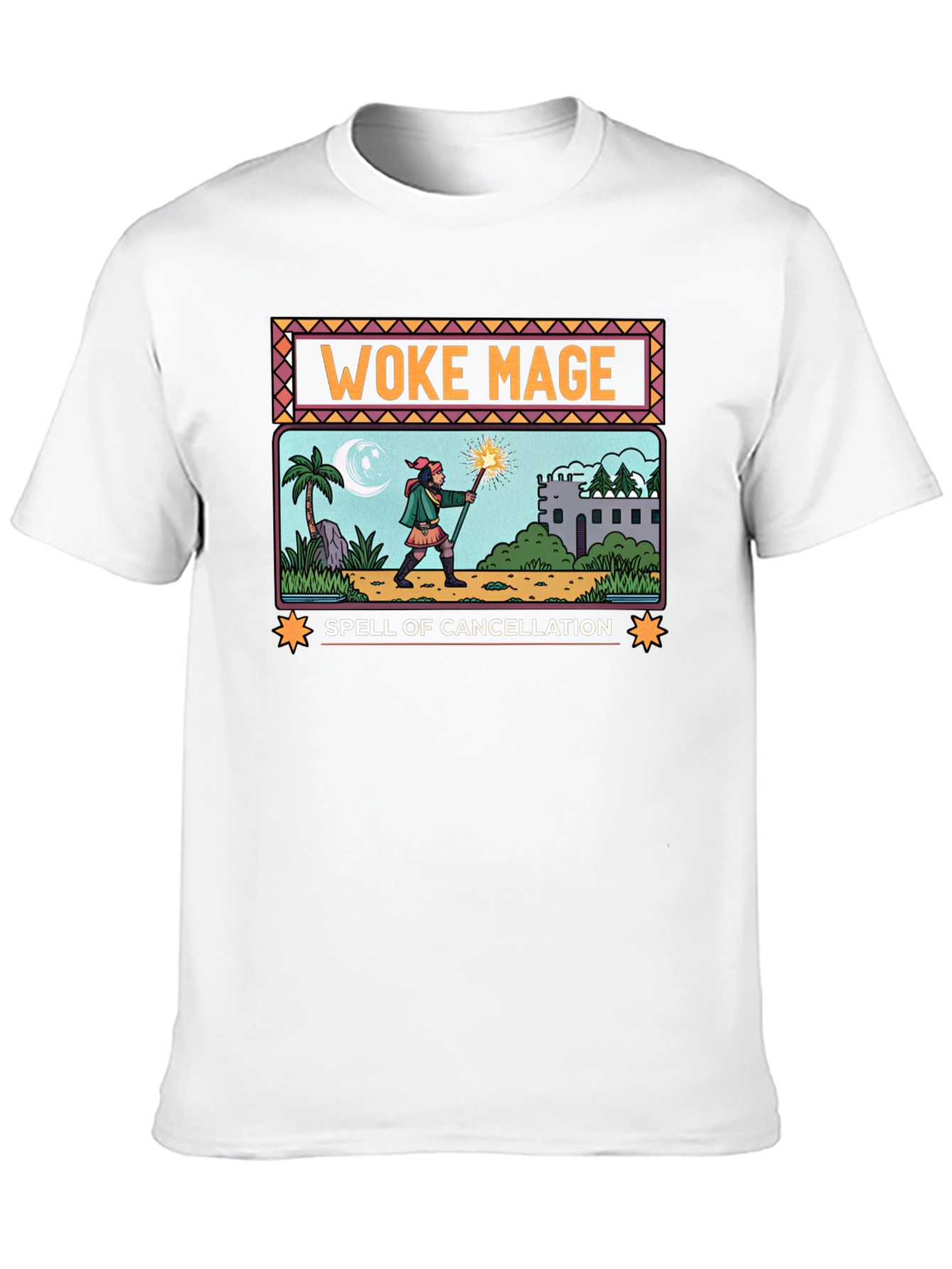Woke Mage Spell of Cancellation Graphic T-Shirt