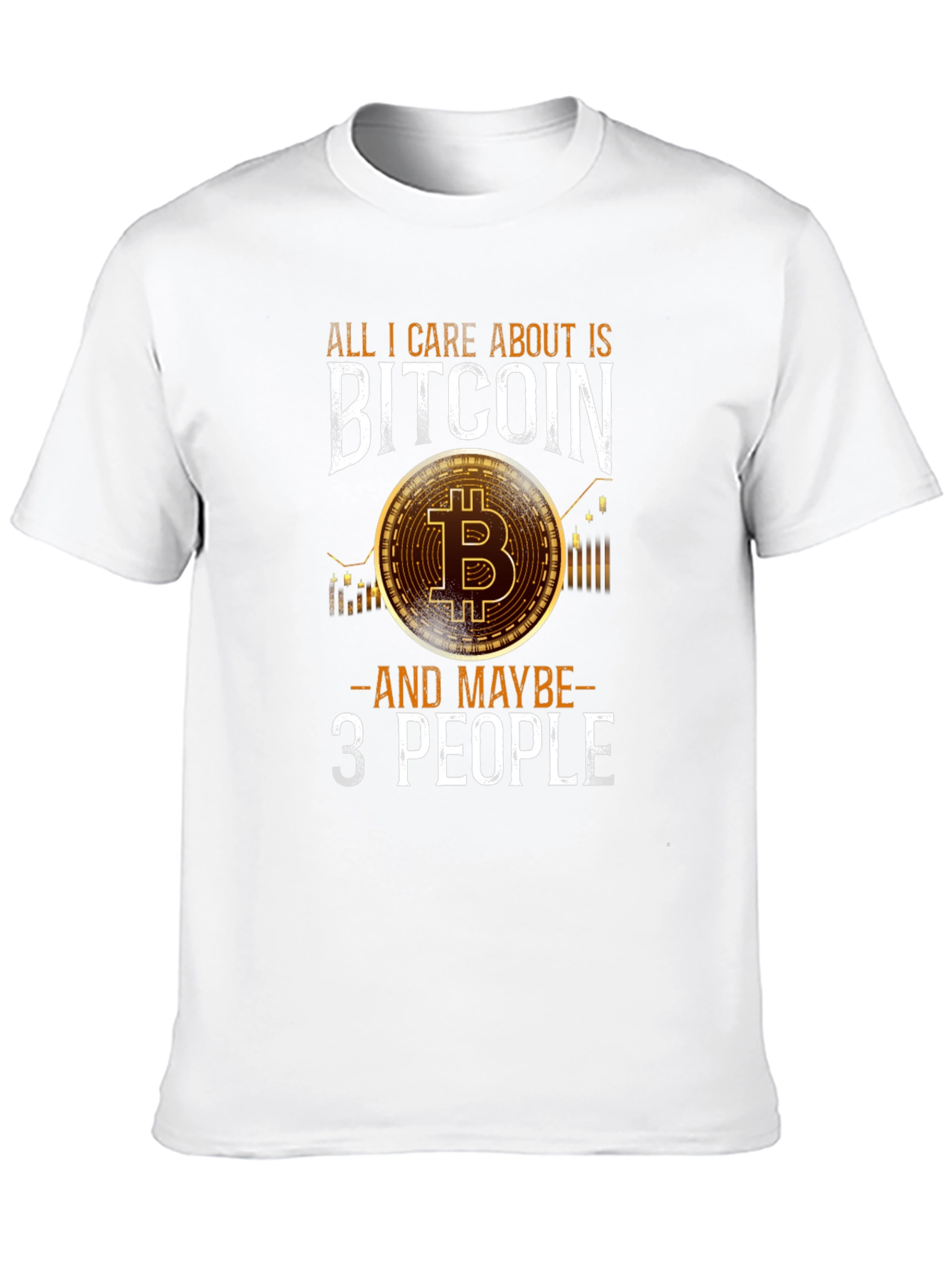 Bitcoin Enthusiast Graphic Tee - All I Care About