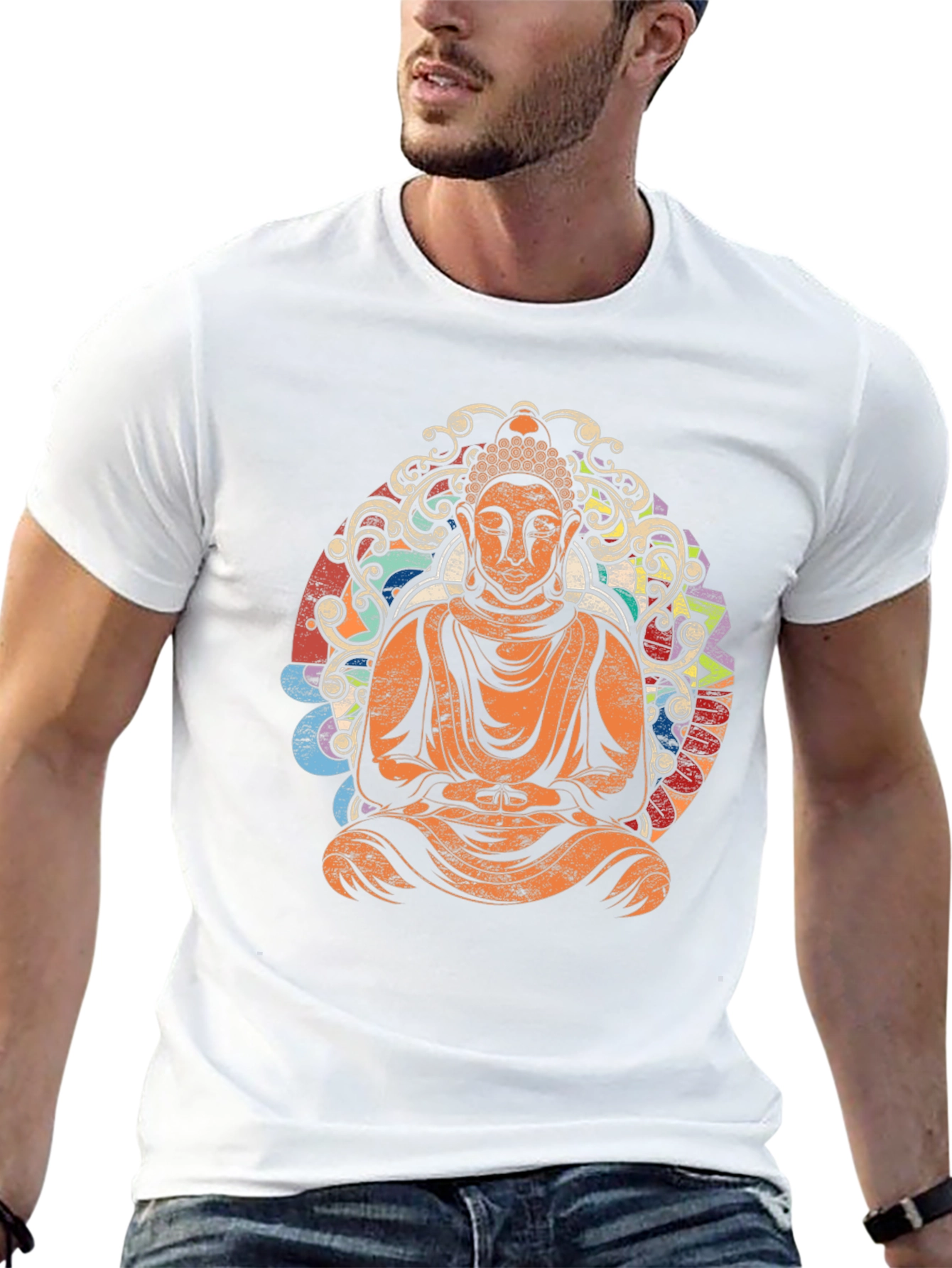 Buddha Graphic T-Shirt - Relaxed Fit