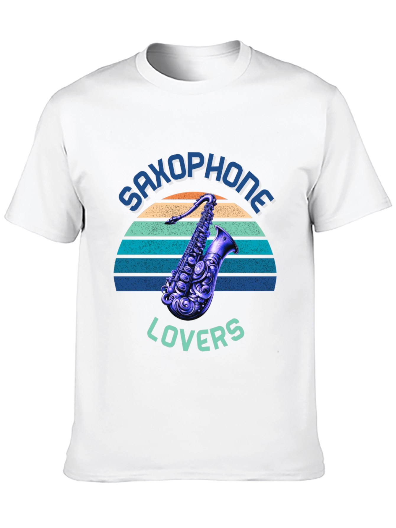 Saxophone Lovers Graphic T-Shirt