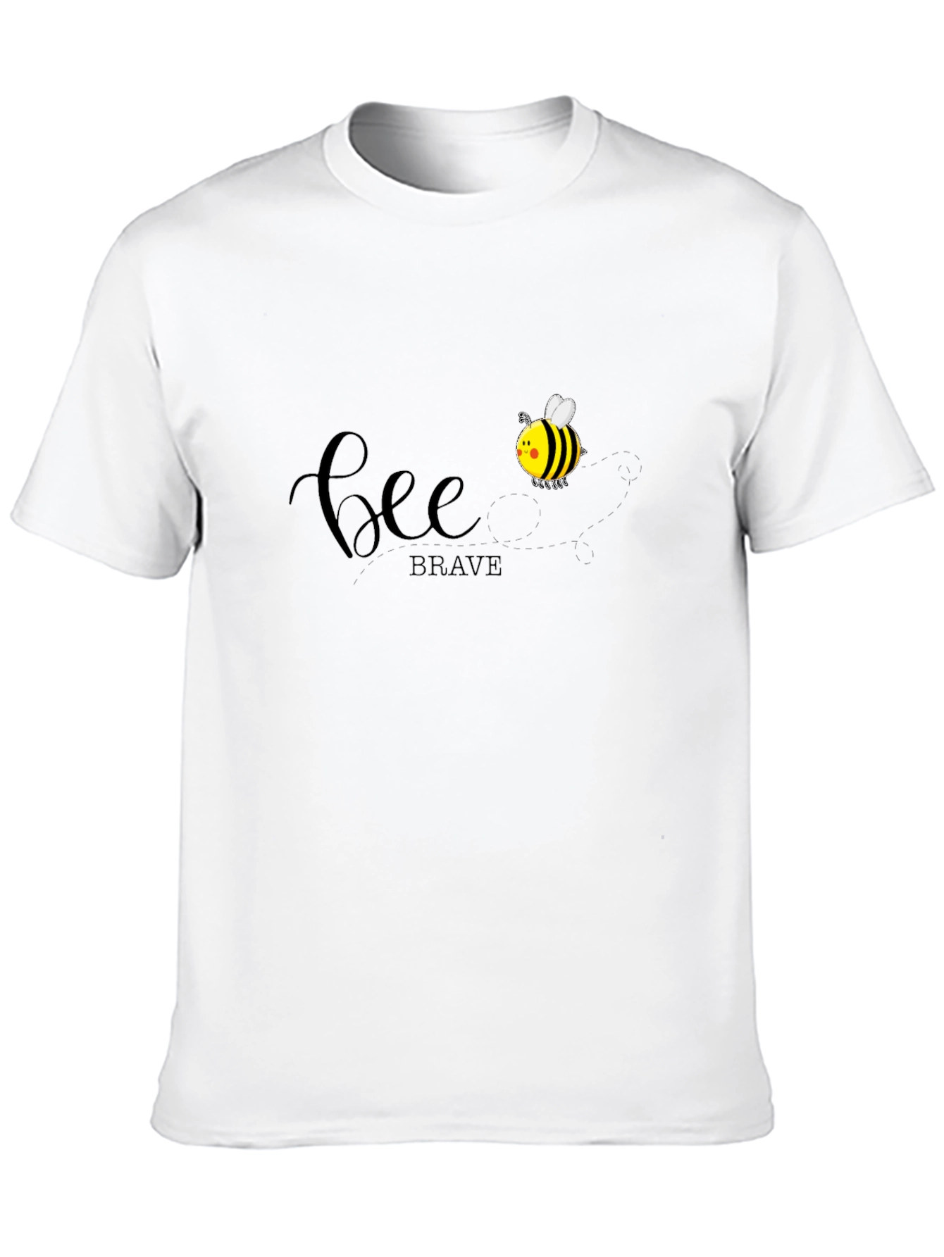Bee Brave Graphic Tee - Unisex Cotton T-Shirt