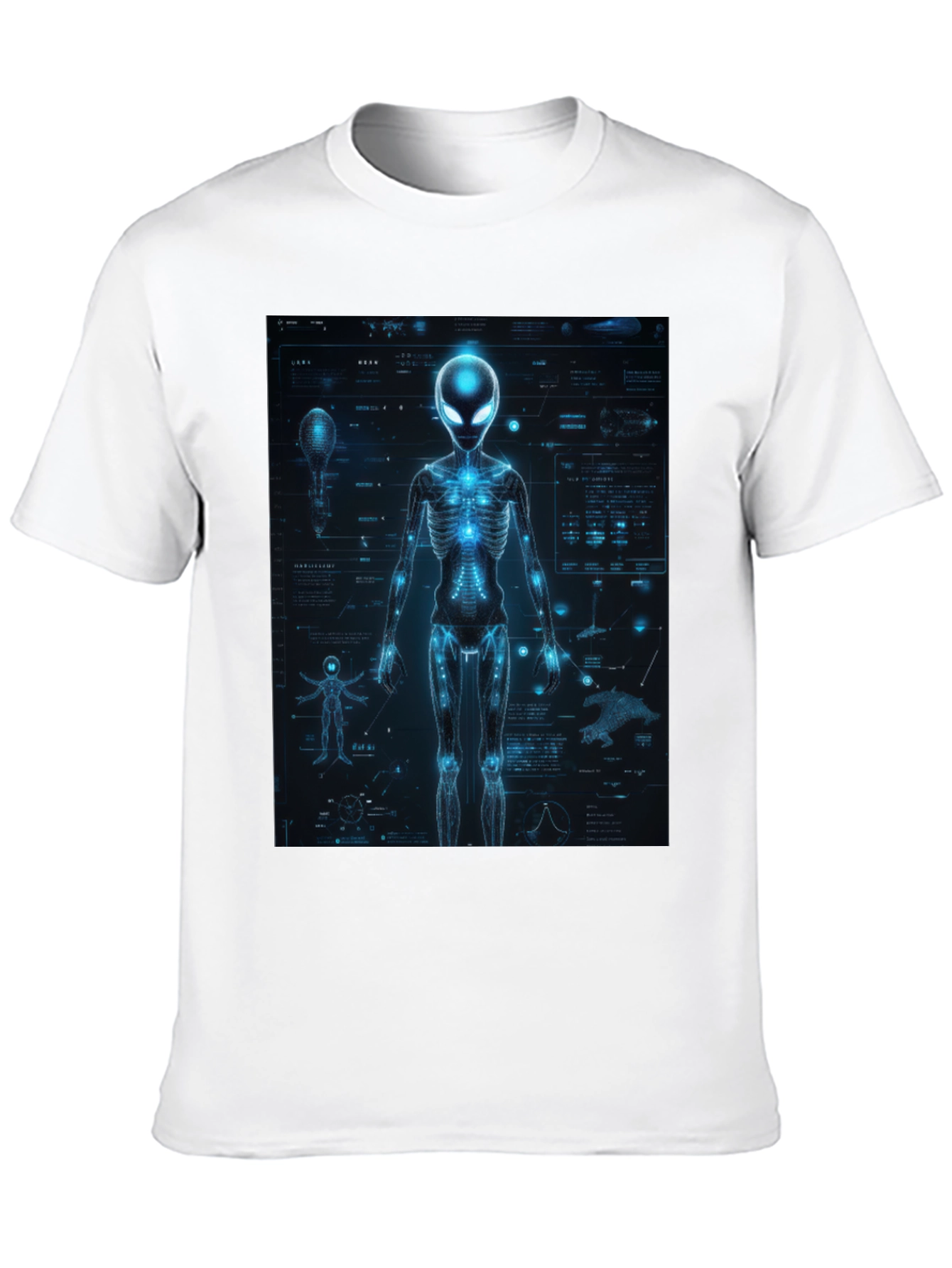 Alien Anatomy Graphic Print Tee