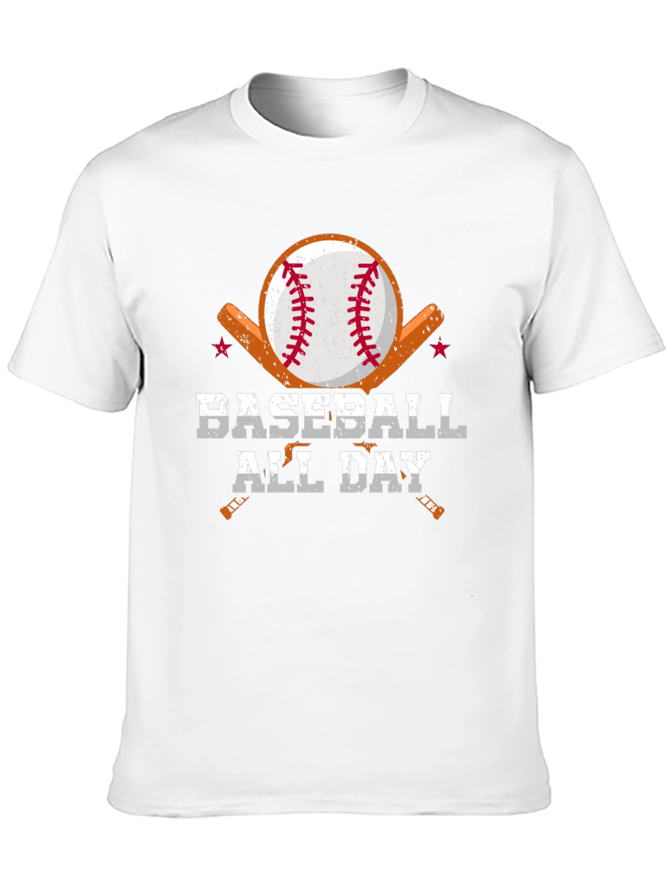 Baseball All Day Graphic T-Shirt