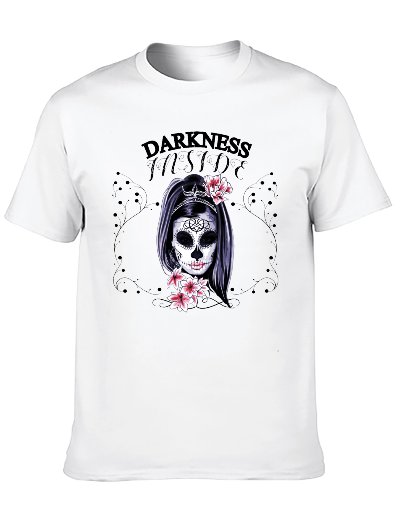 Darkness Inside Sugar Skull T-Shirt