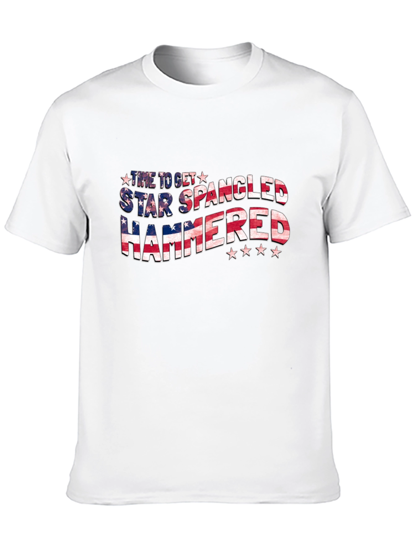 Star Spangled Hammered Patriotic T-Shirt