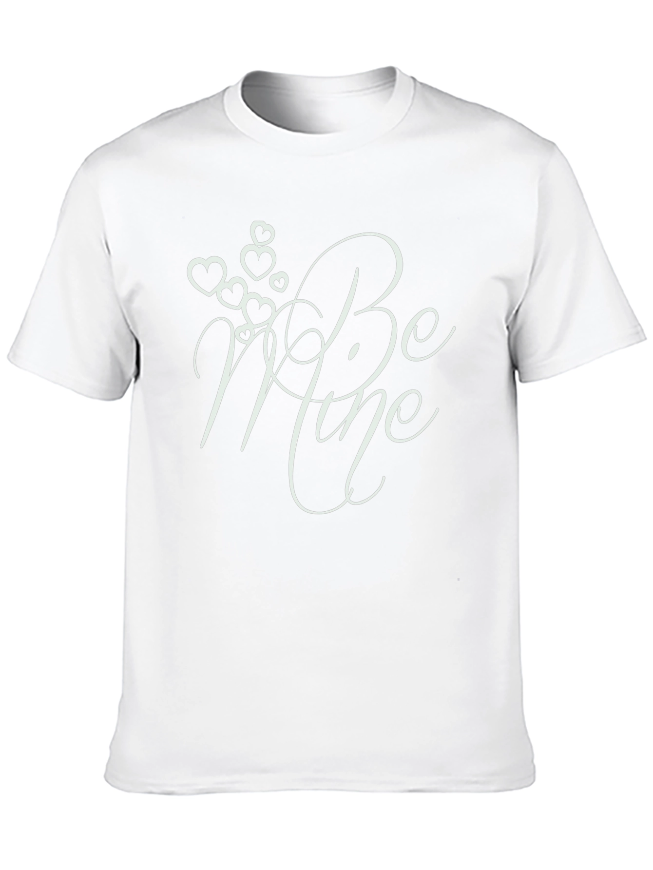 Be Mine Valentines Day Black T-Shirt