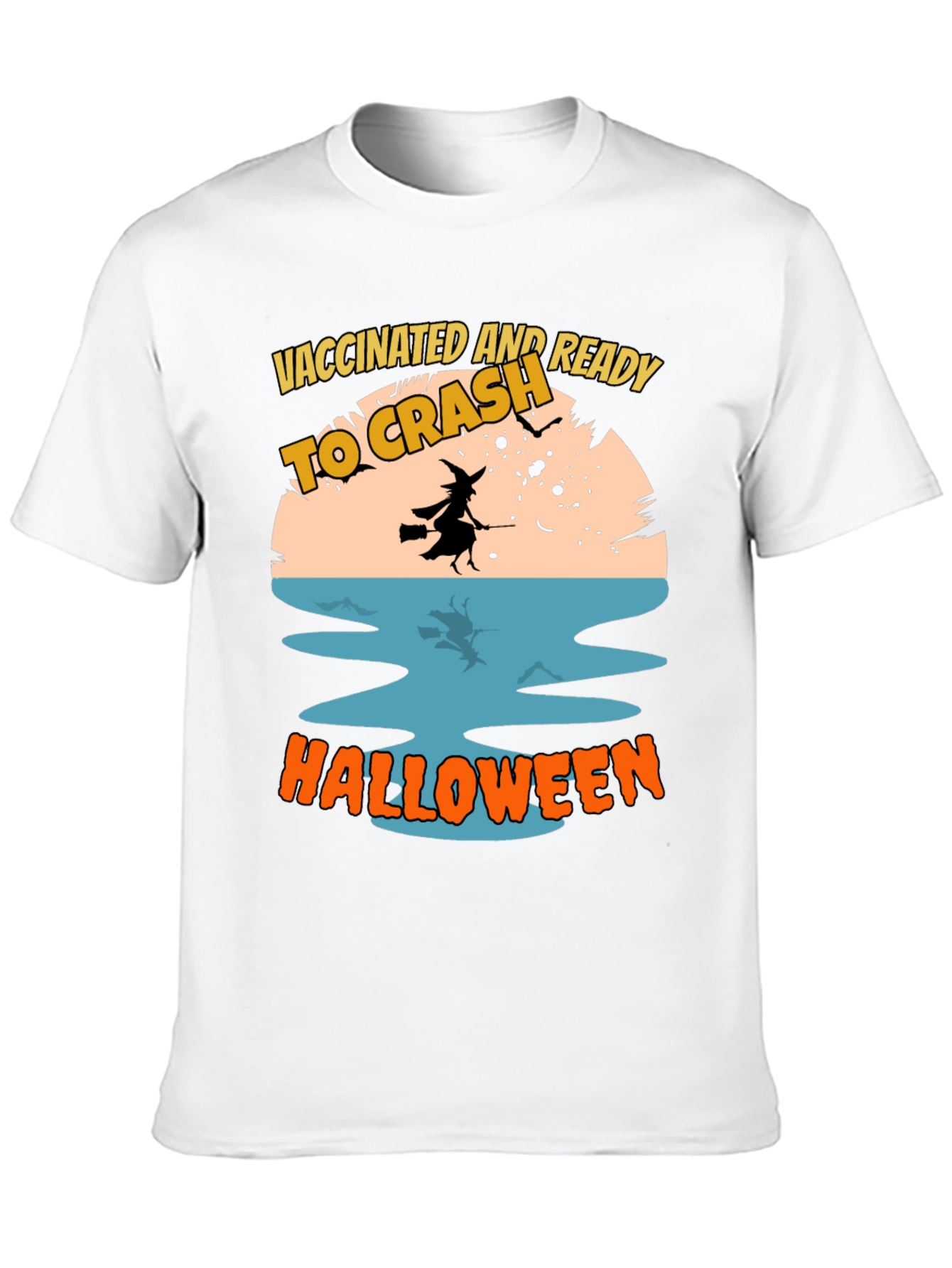 Vaccinated and Ready to Crash Halloween T-Shirt
