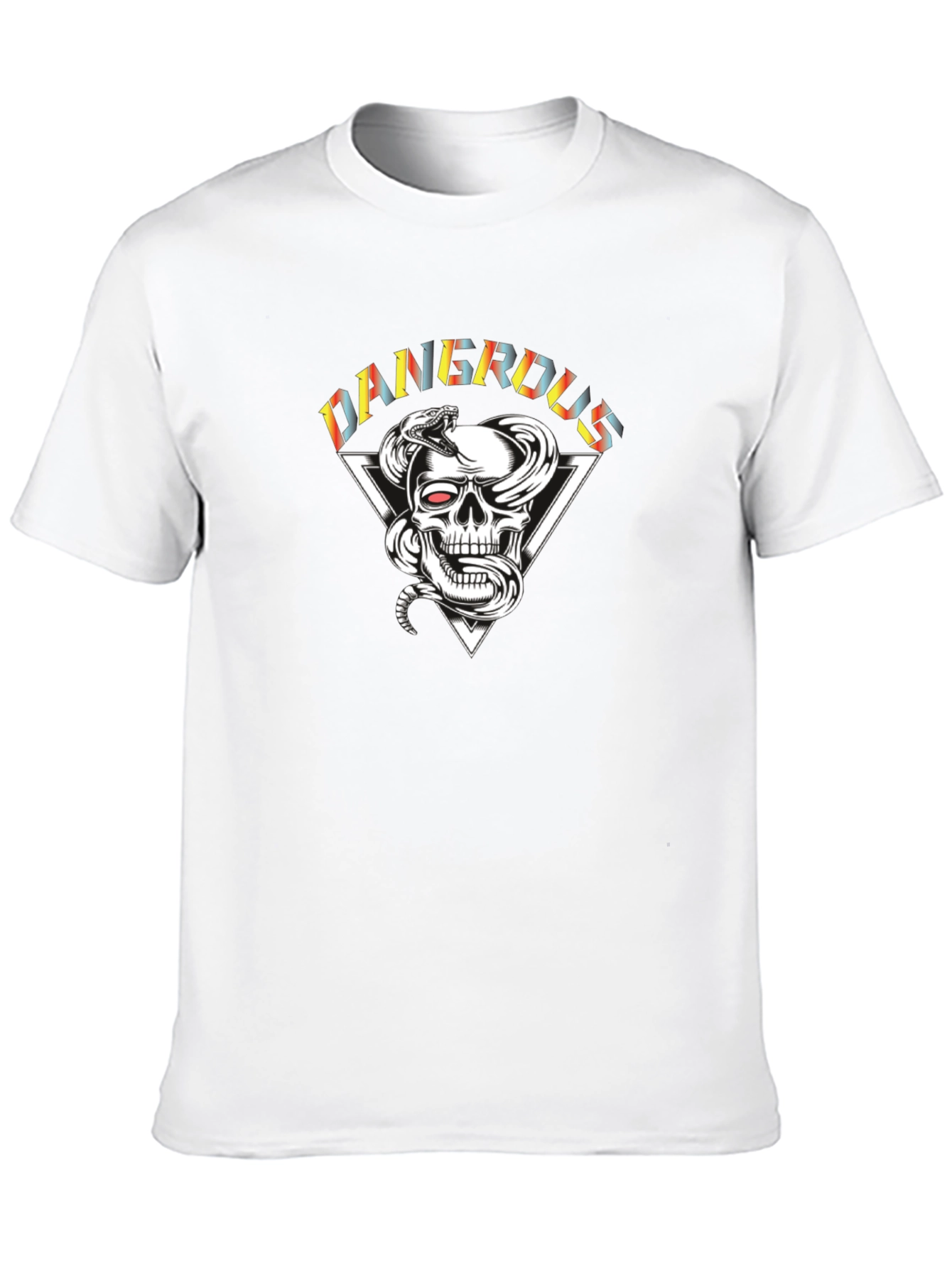 Dangerous Skull & Snake Graphic Tee