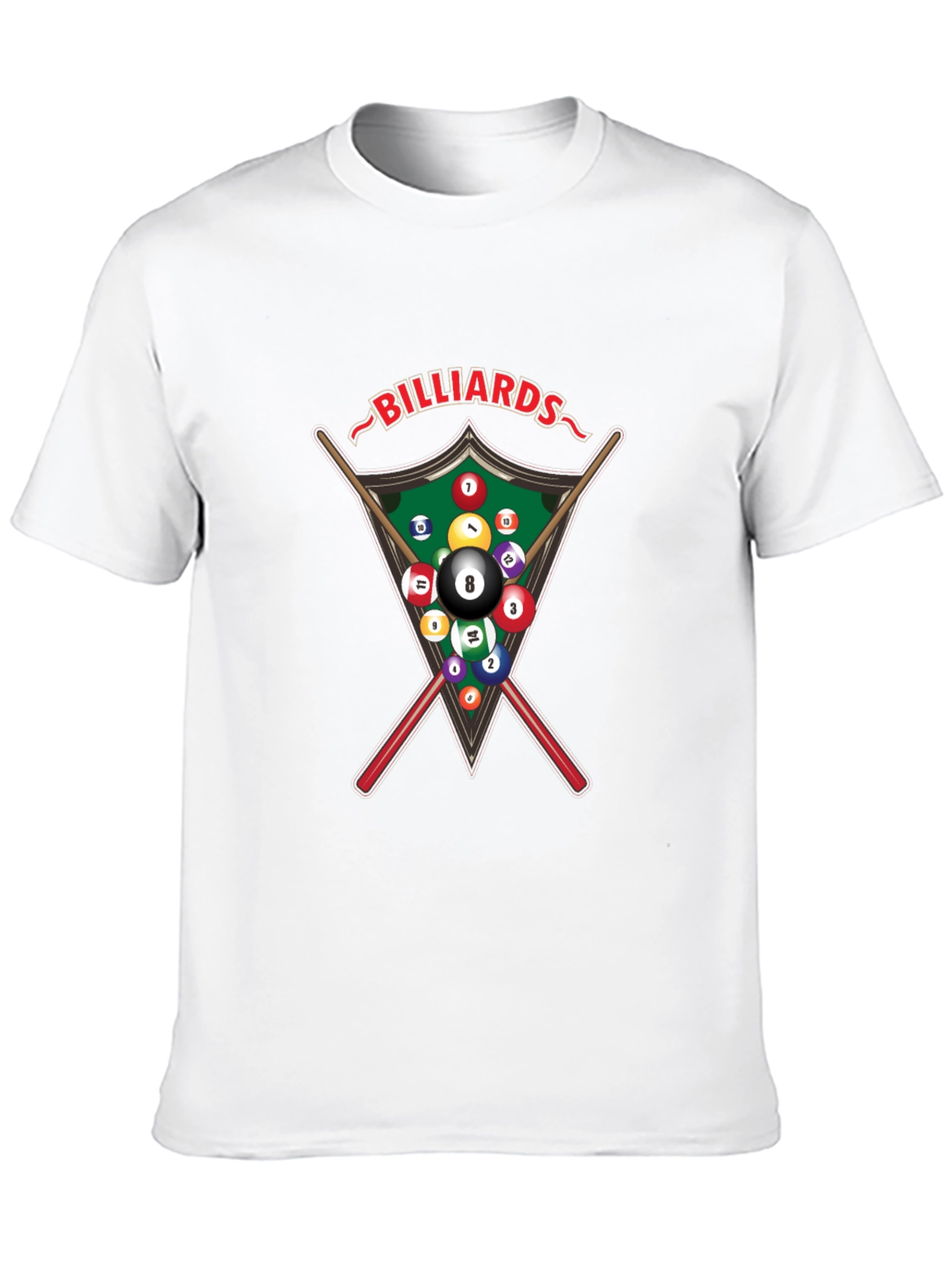 Billiards Graphic Tee - Pool Player T-Shirt