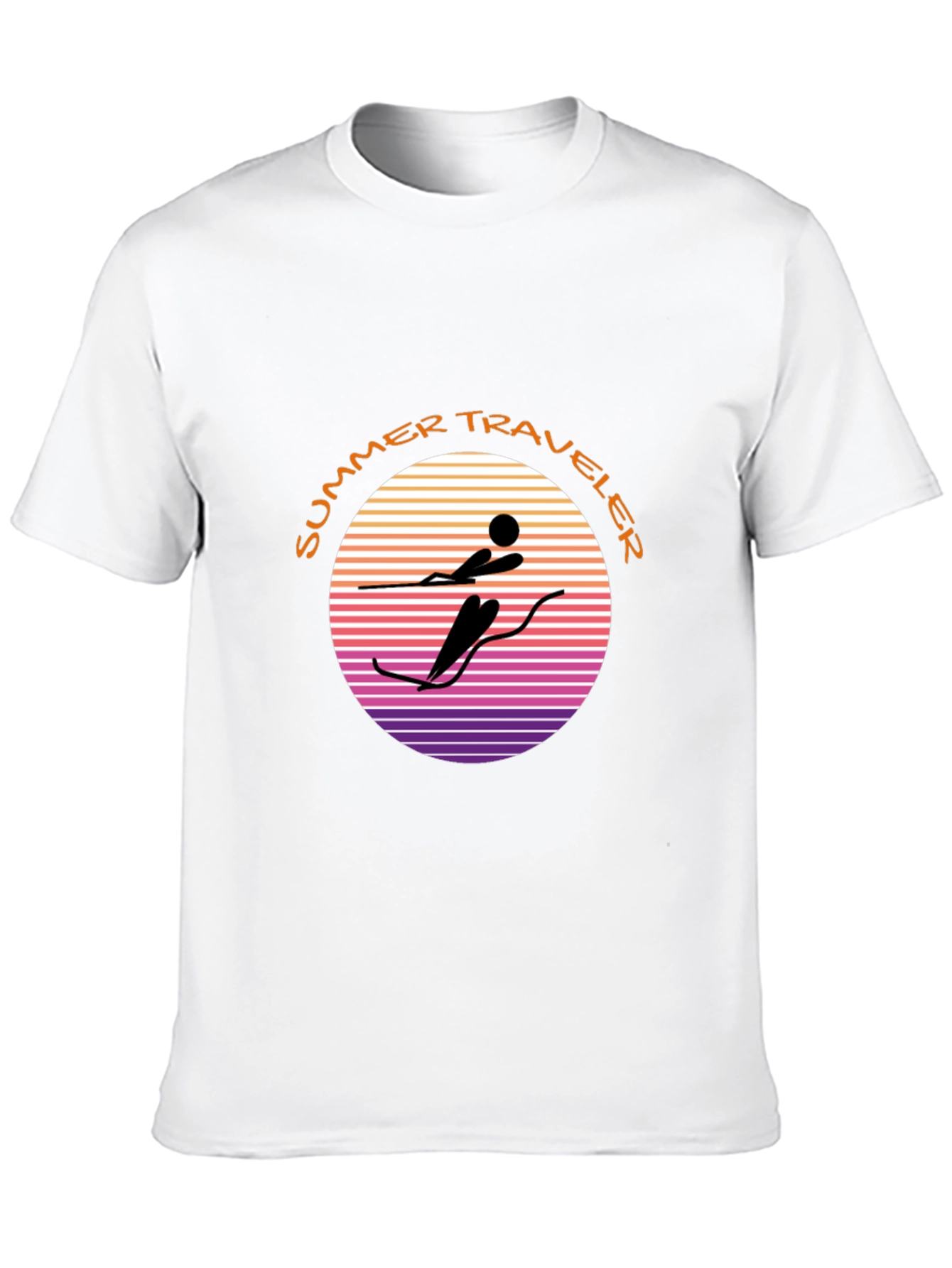 Summer Traveler Graphic Tee - Watersports Design