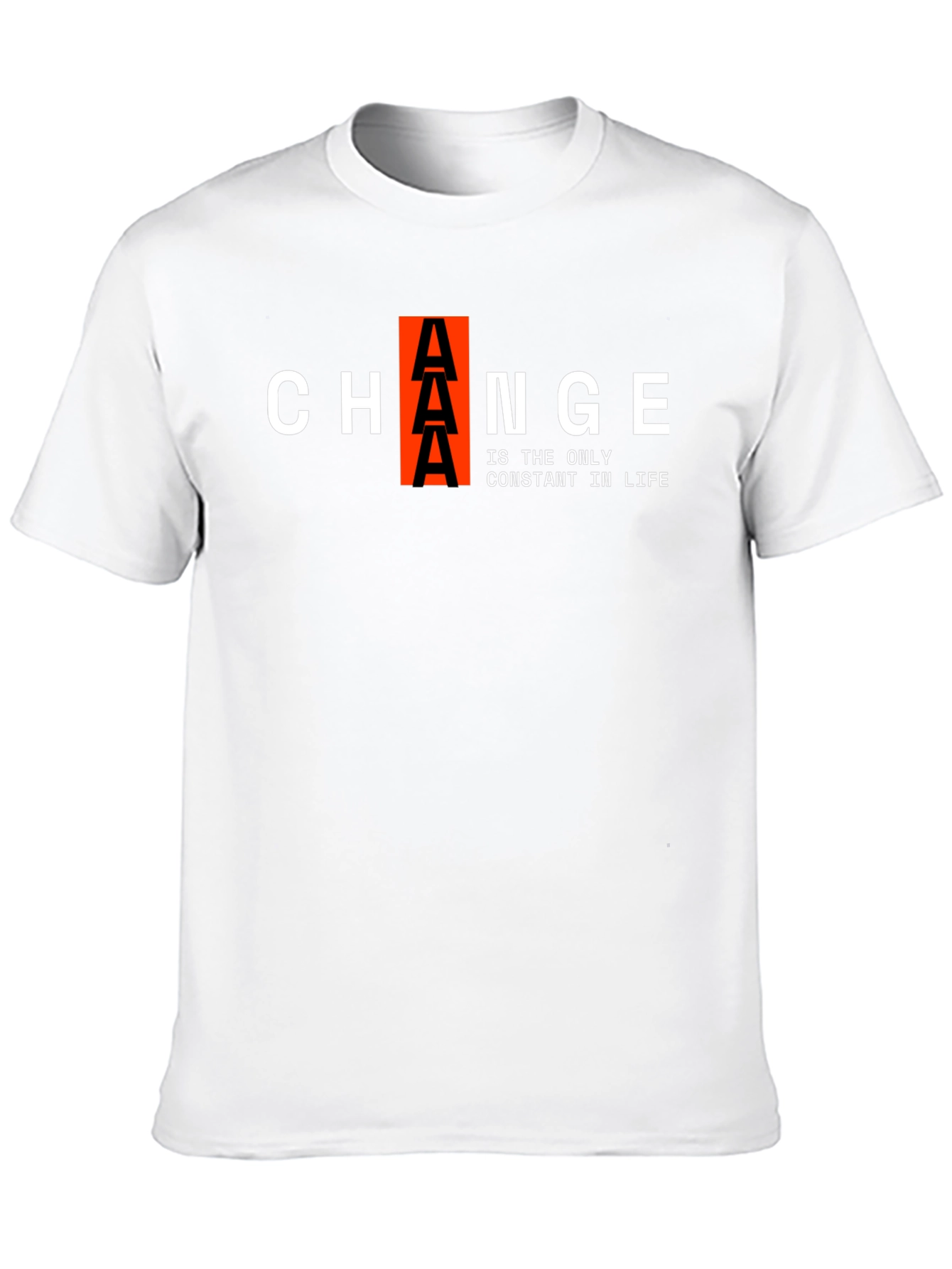 Change Is Constant Black Graphic Tee