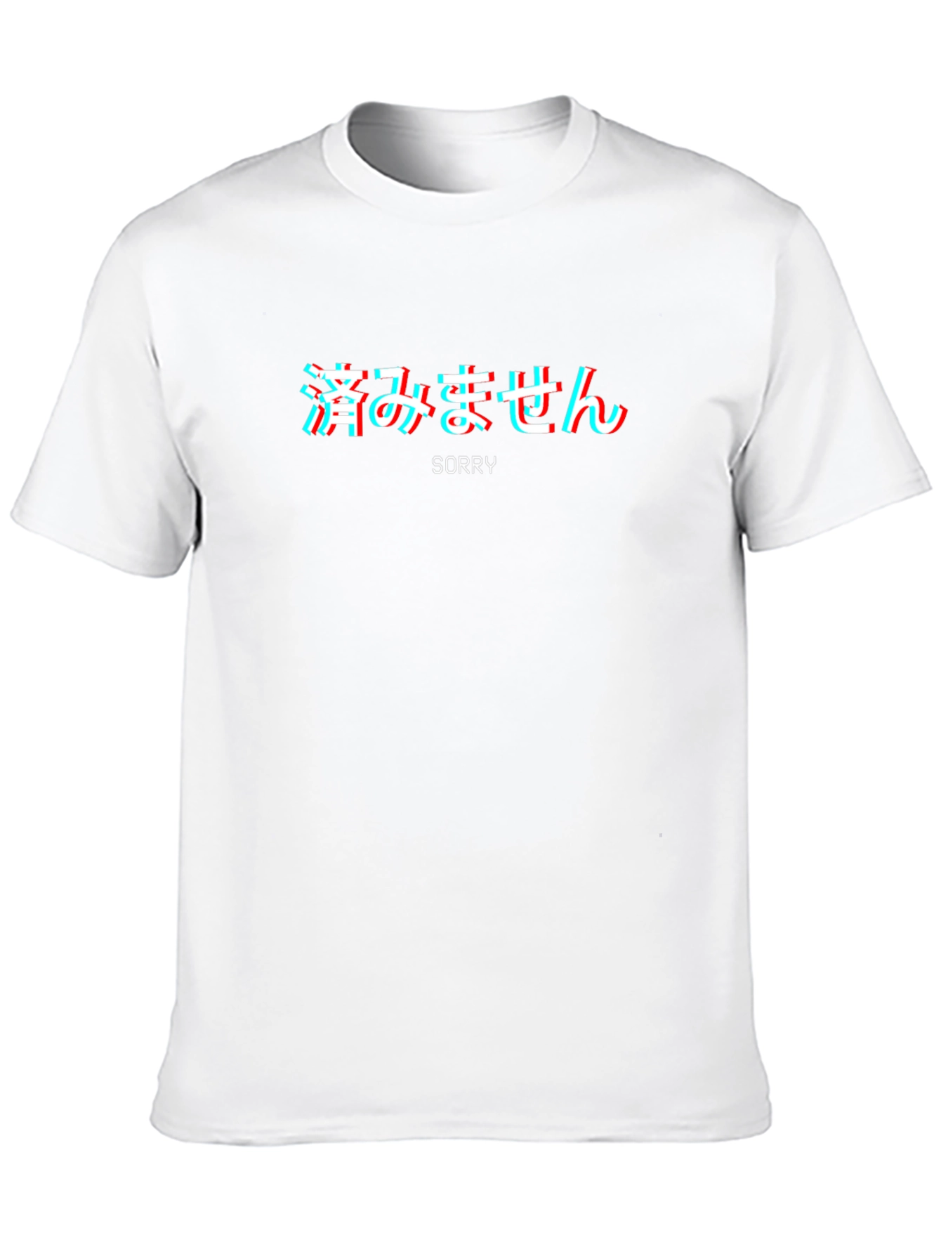 Sorry Graphic Tee - Japanese Text Black T-Shirt