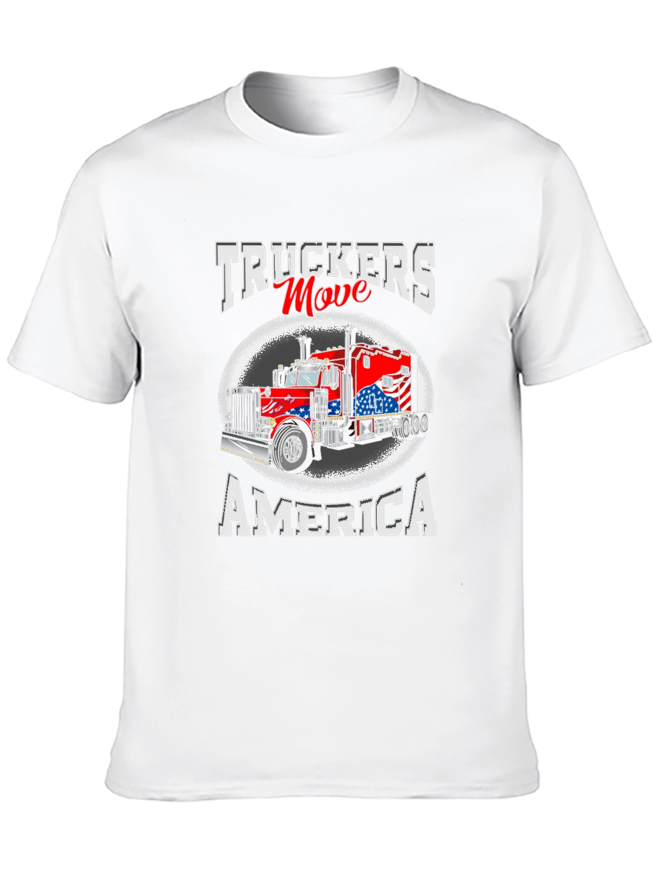 Truckers Move America Patriotic T-Shirt