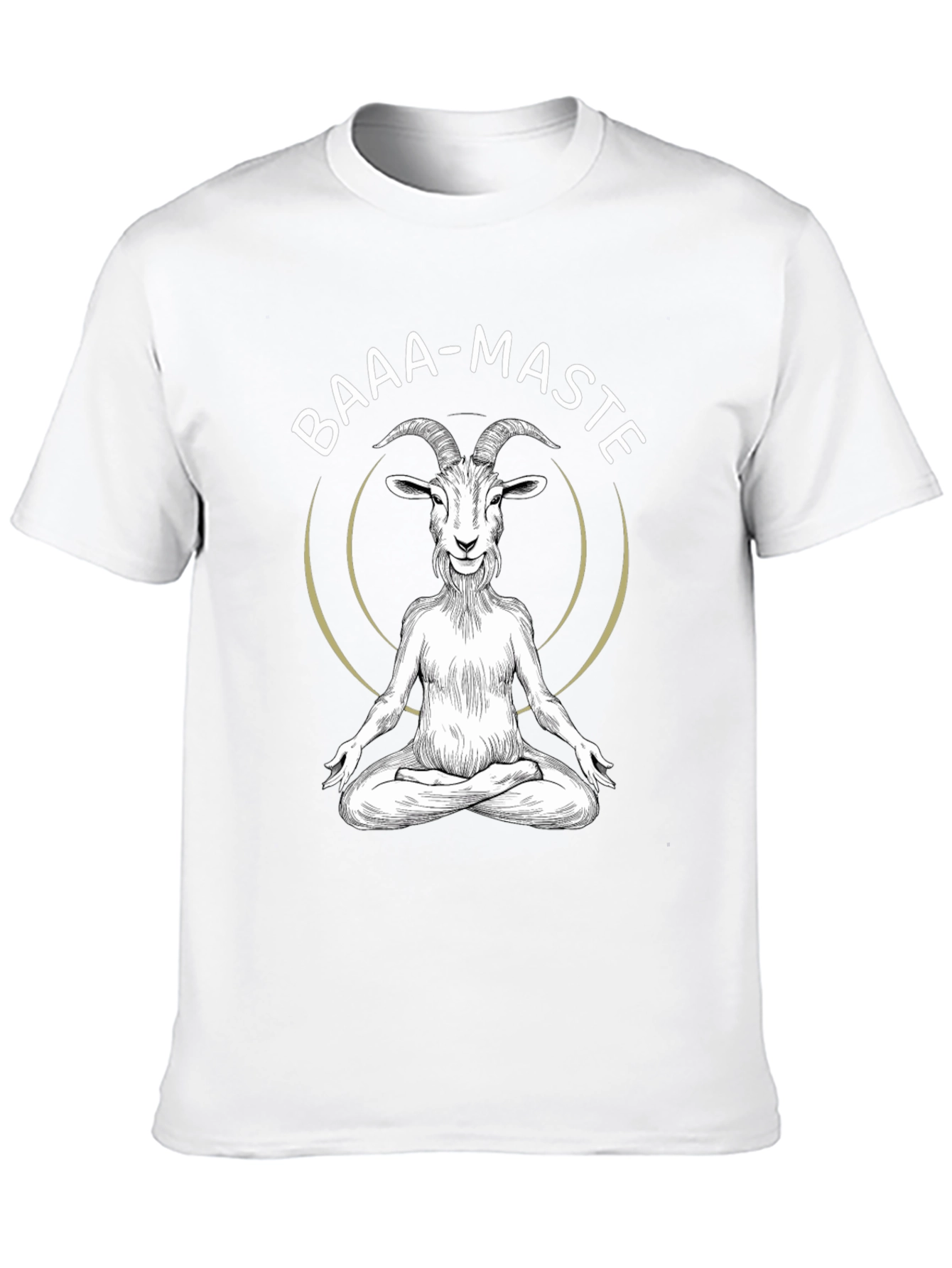 Baaa-maste Goat Yoga Black T-Shirt