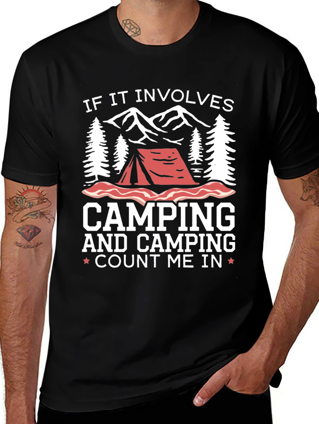 Camping T-Shirt: Count Me In