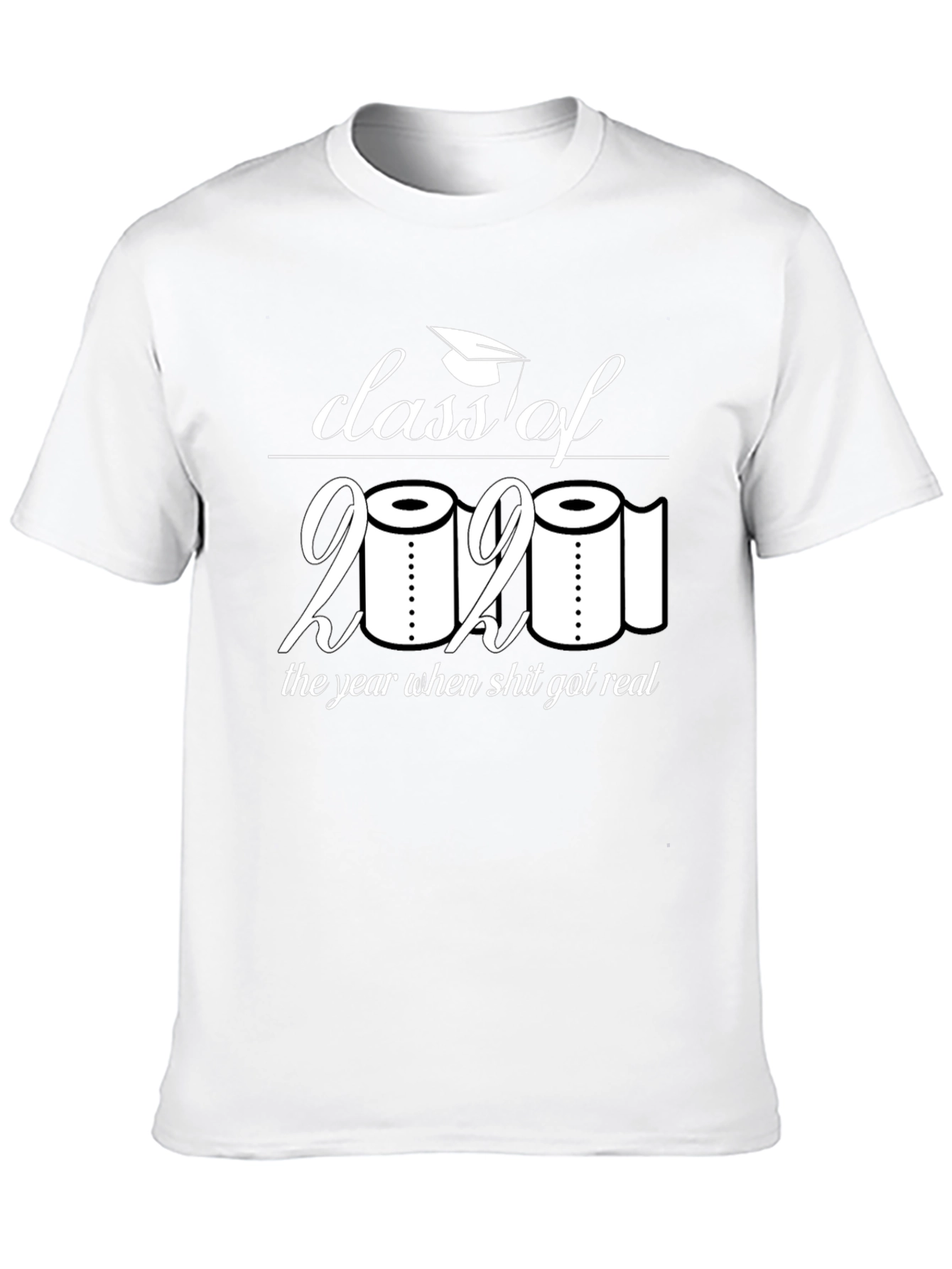 Class of 2021 Toilet Paper Humor T-Shirt